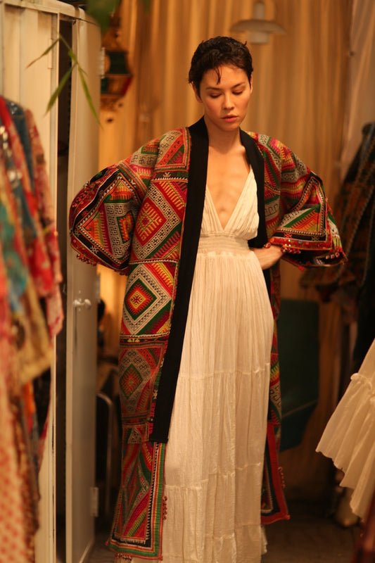 TRIBAL COAT DUSTER BILAL - MOMO STUDIO BERLIN - Berlin Concept Store - sustainable & ethical fashion