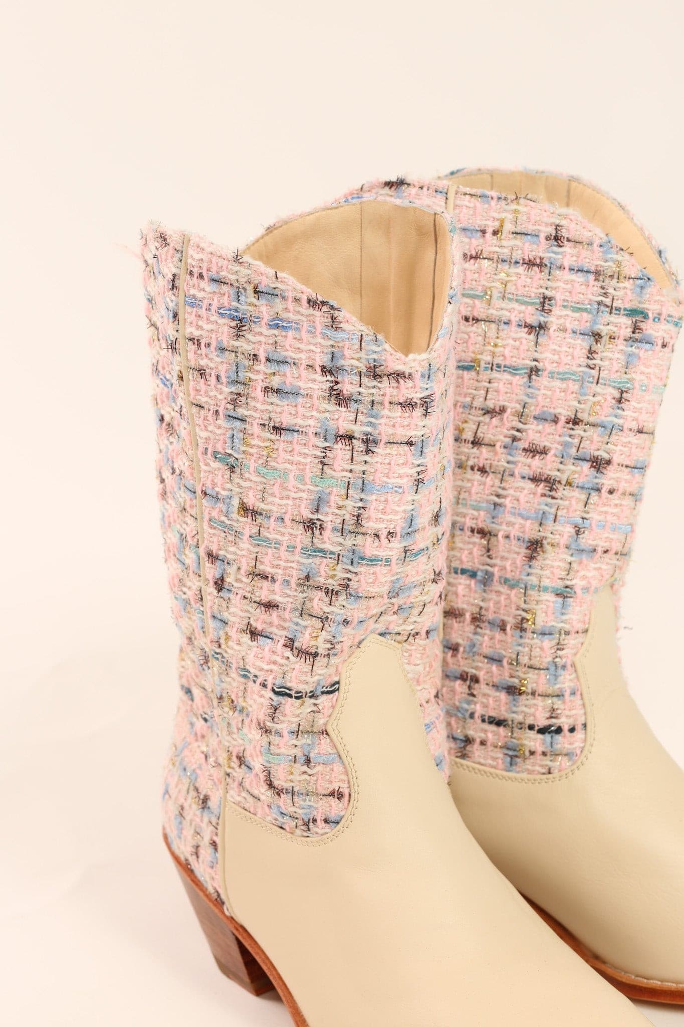 TWEED WESTERN BOOTS VIOLETTA - MOMO STUDIO BERLIN - Berlin Concept Store - sustainable & ethical fashion