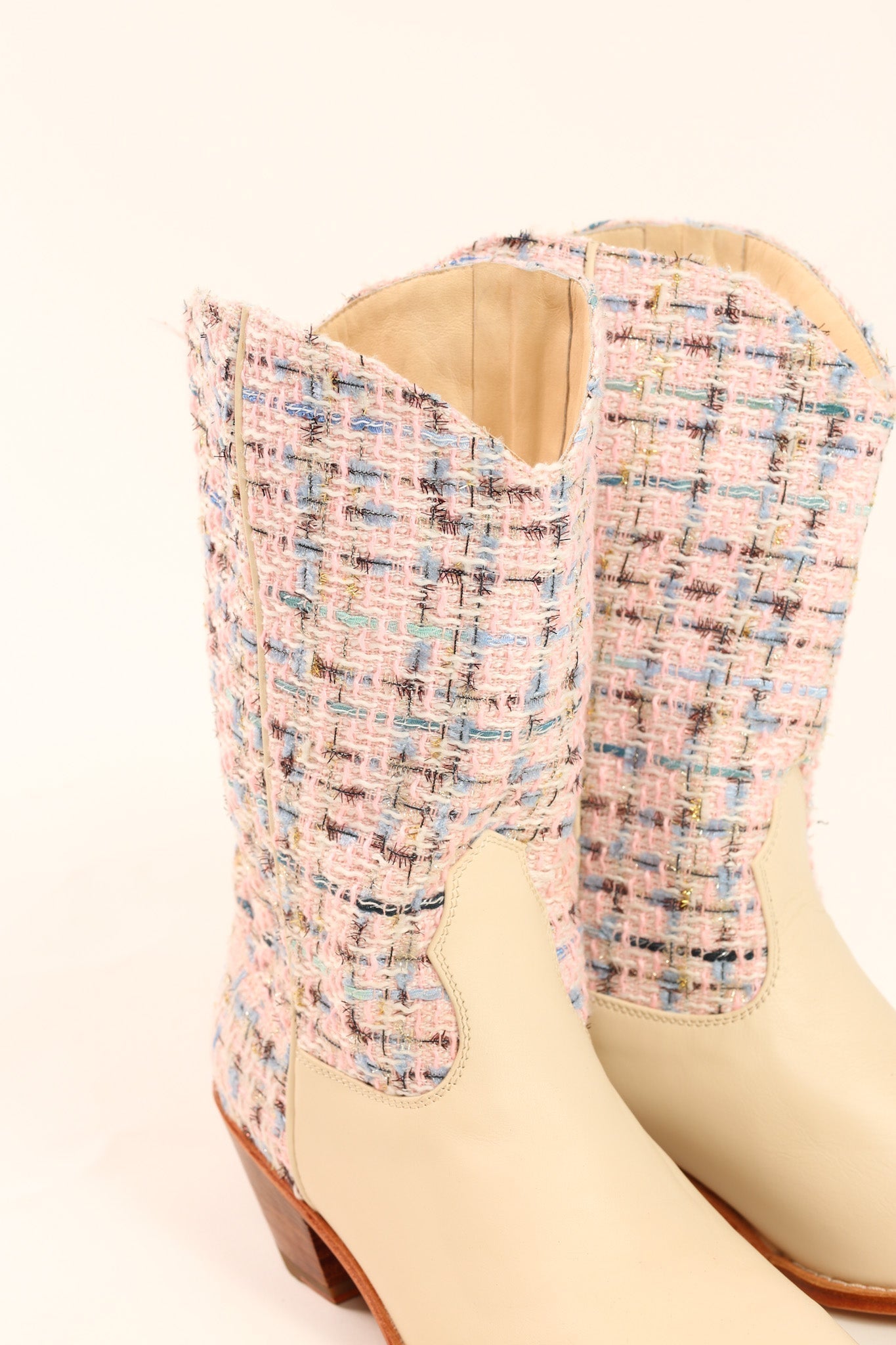 TWEED WESTERN BOOTS VIOLETTA - MOMO STUDIO BERLIN - Berlin Concept Store - sustainable & ethical fashion