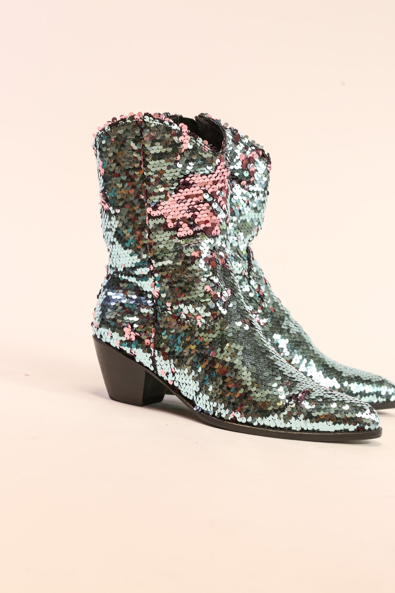 TWO TONE SEQUIN BOOTS TAHSI - MOMO STUDIO BERLIN - Berlin Concept Store - sustainable & ethical fashion