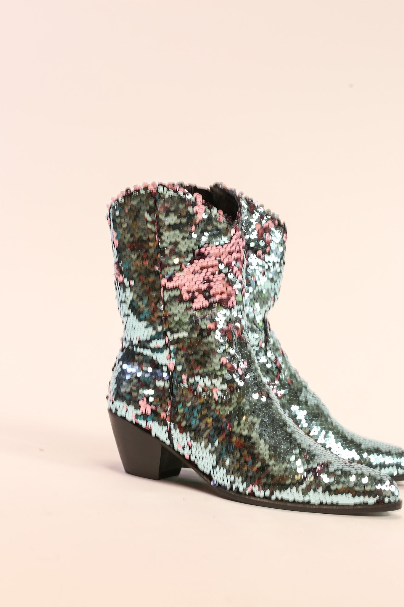 TWO TONE SEQUIN BOOTS TAHSI - MOMO STUDIO BERLIN - Berlin Concept Store - sustainable & ethical fashion