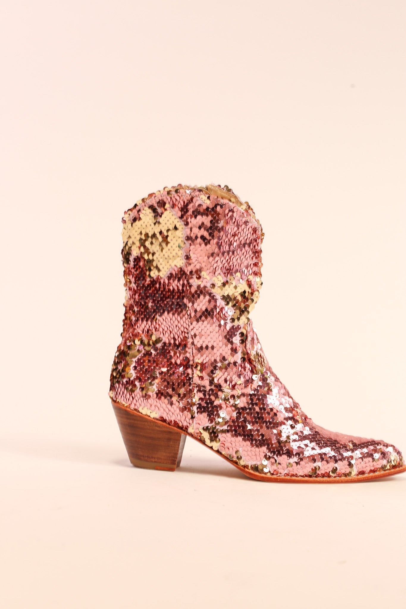 TWO TONE SEQUIN BOOTS TAHSI - MOMO STUDIO BERLIN - Berlin Concept Store - sustainable & ethical fashion