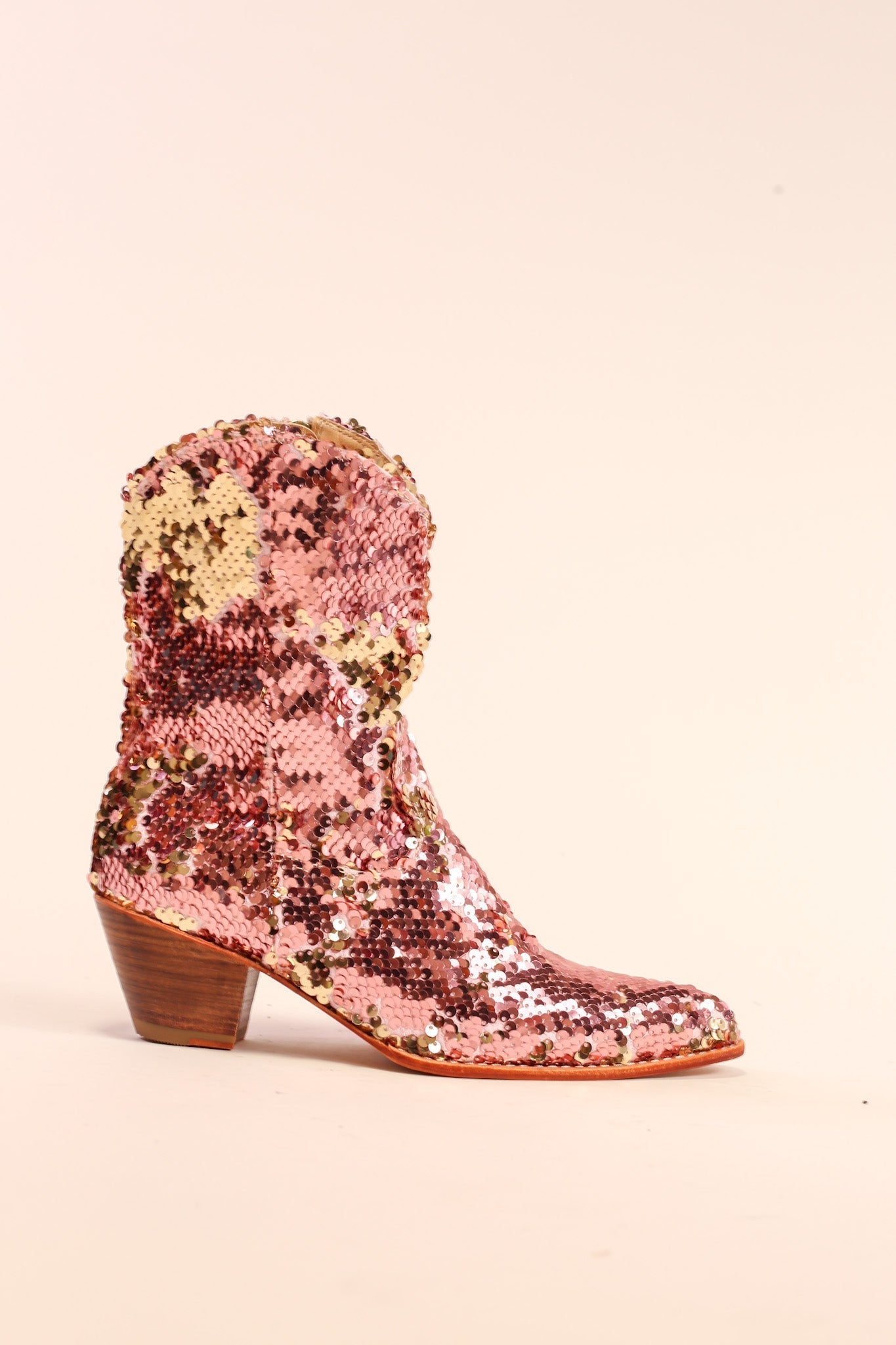 TWO TONE SEQUIN BOOTS TAHSI - MOMO STUDIO BERLIN - Berlin Concept Store - sustainable & ethical fashion