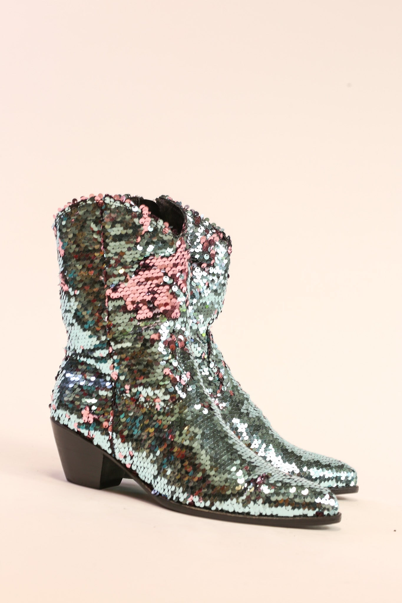 TWO TONE SEQUIN BOOTS TAHSI - MOMO STUDIO BERLIN - Berlin Concept Store - sustainable & ethical fashion