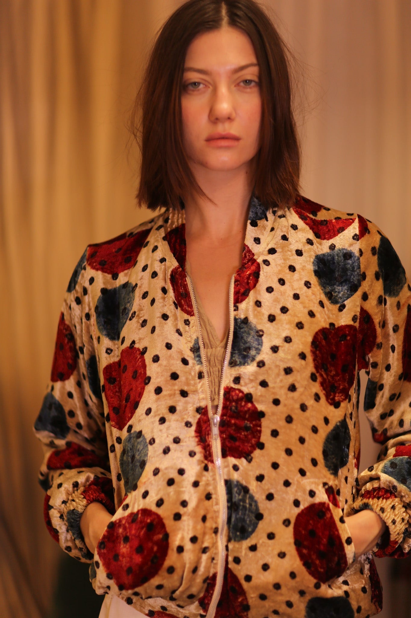 VELVET BOMBER JACKET FMOON - MOMO STUDIO BERLIN - Berlin Concept Store - sustainable & ethical fashion