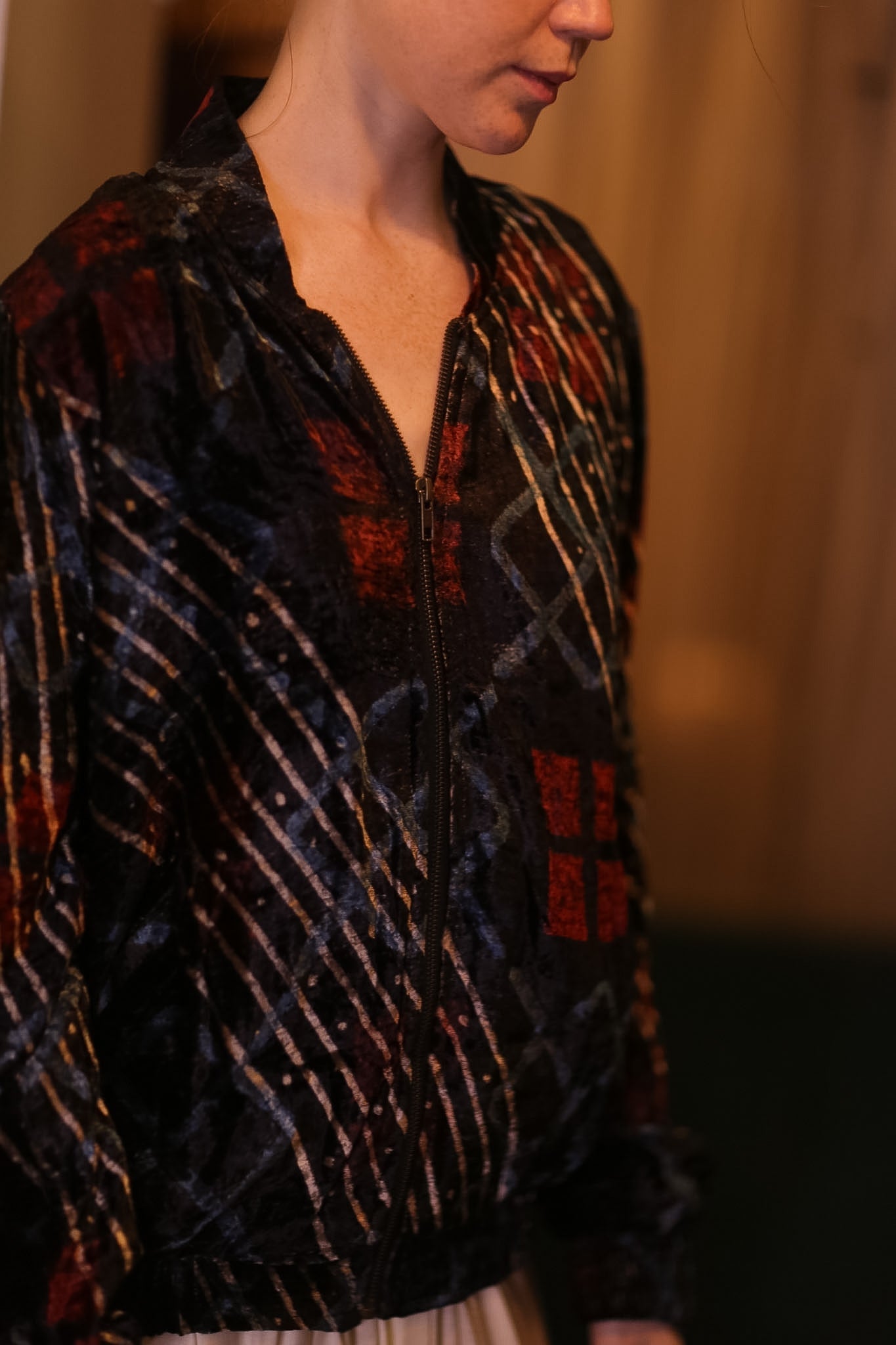 VELVET BOMBER JACKET NANKYO - MOMO STUDIO BERLIN - Berlin Concept Store - sustainable & ethical fashion