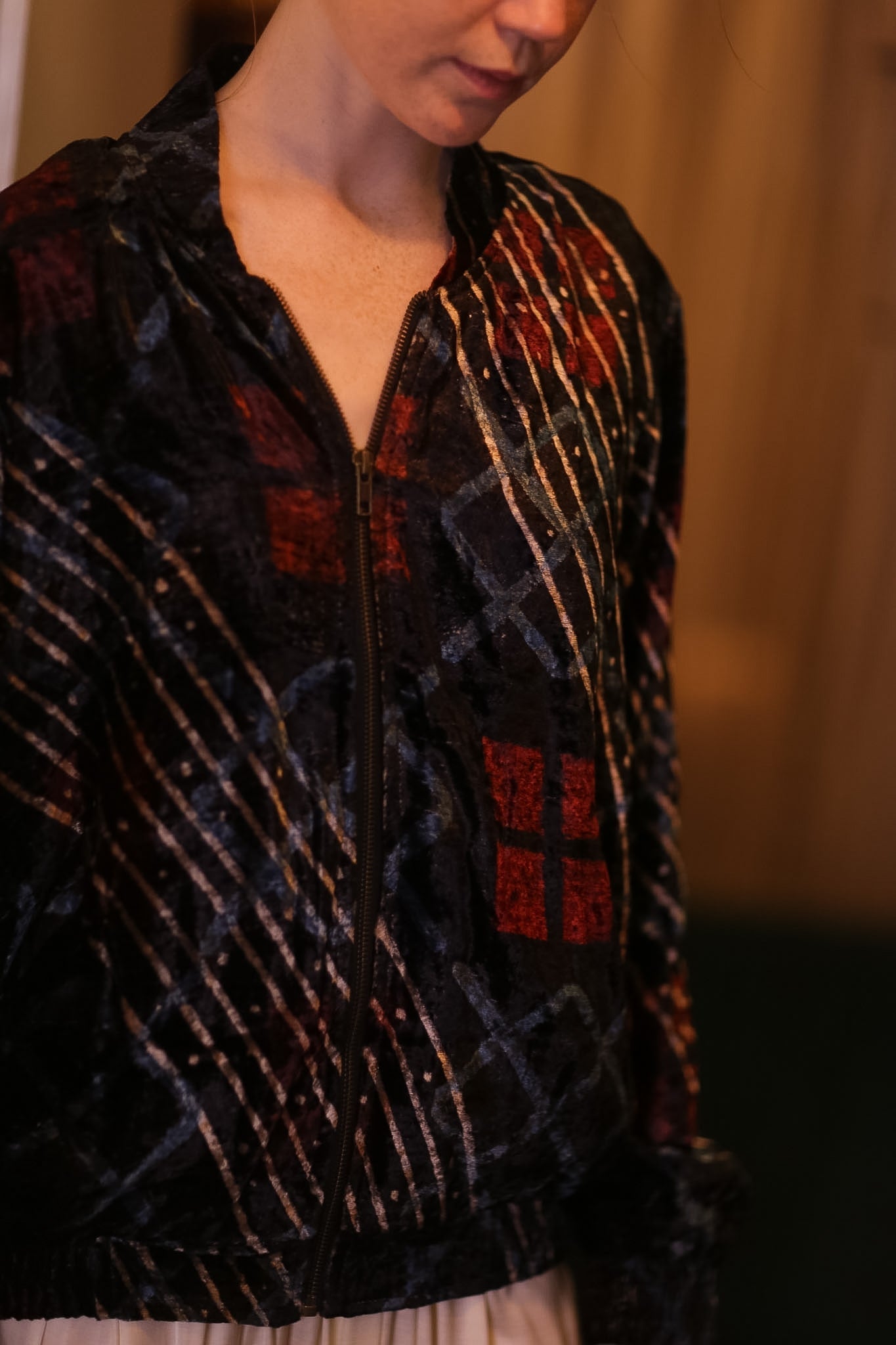 VELVET BOMBER JACKET NANKYO - MOMO STUDIO BERLIN - Berlin Concept Store - sustainable & ethical fashion