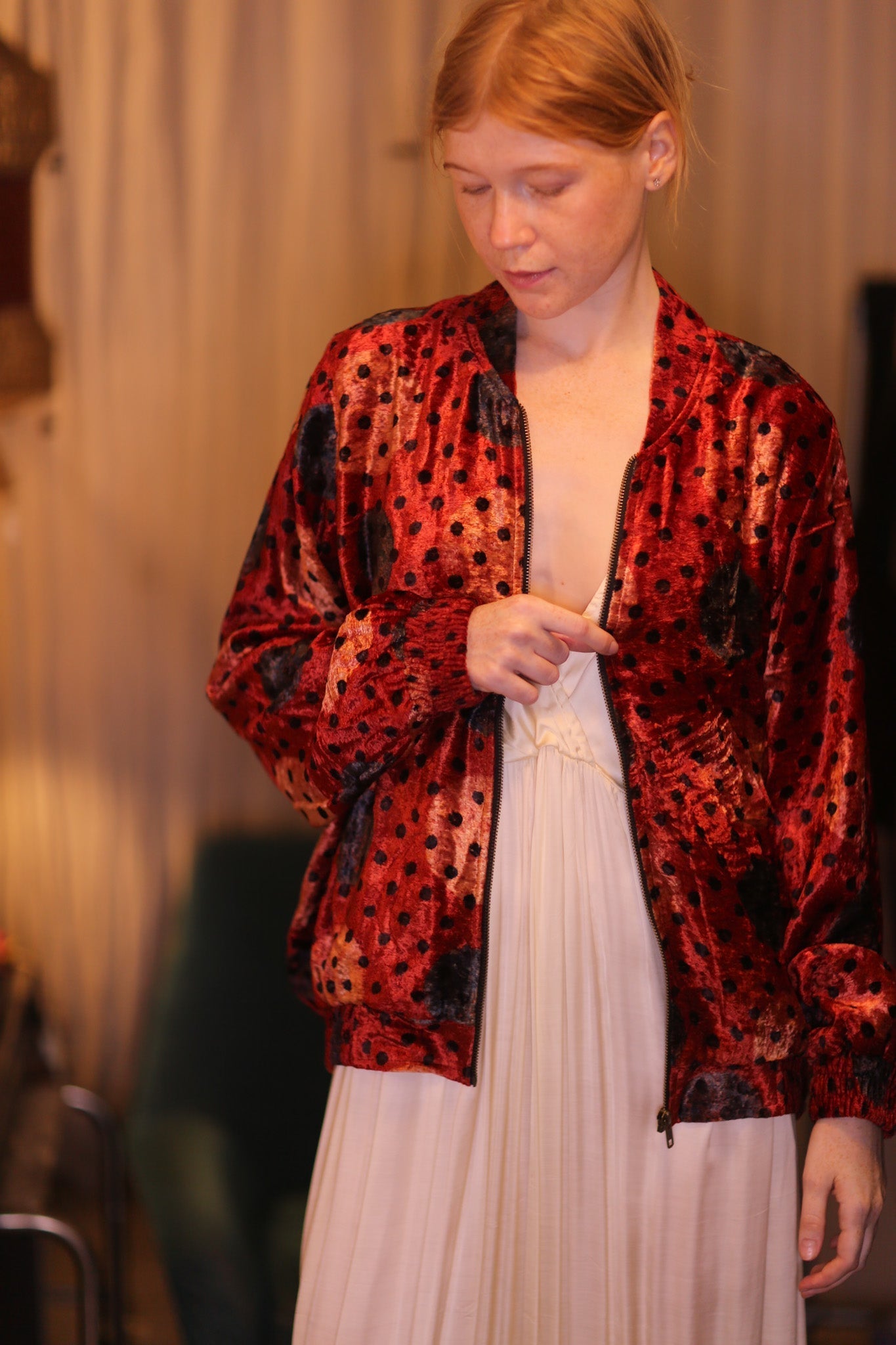 VELVET BOMBER JACKET RMED - MOMO STUDIO BERLIN - Berlin Concept Store - sustainable & ethical fashion