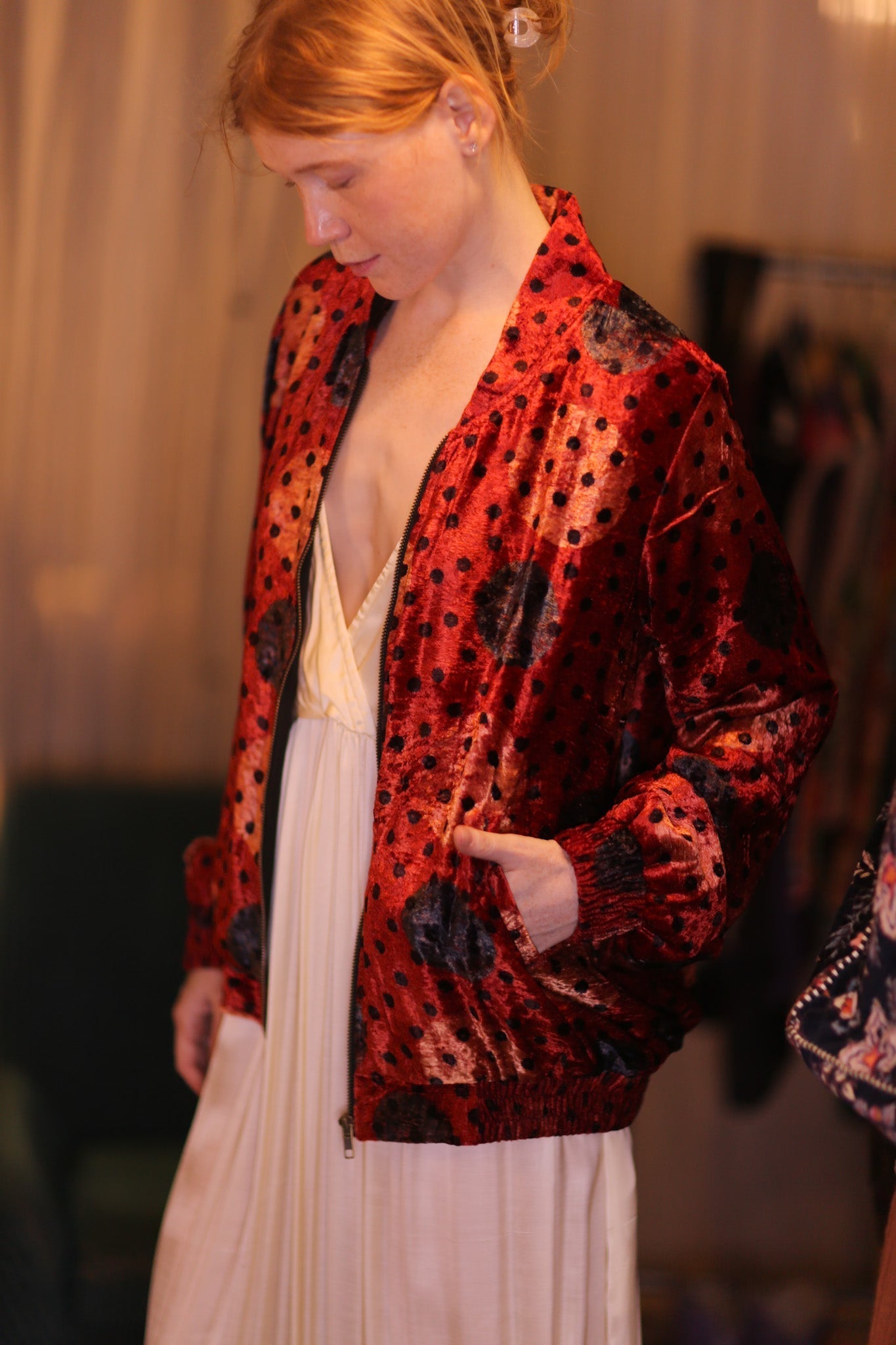 VELVET BOMBER JACKET RMED - MOMO STUDIO BERLIN - Berlin Concept Store - sustainable & ethical fashion