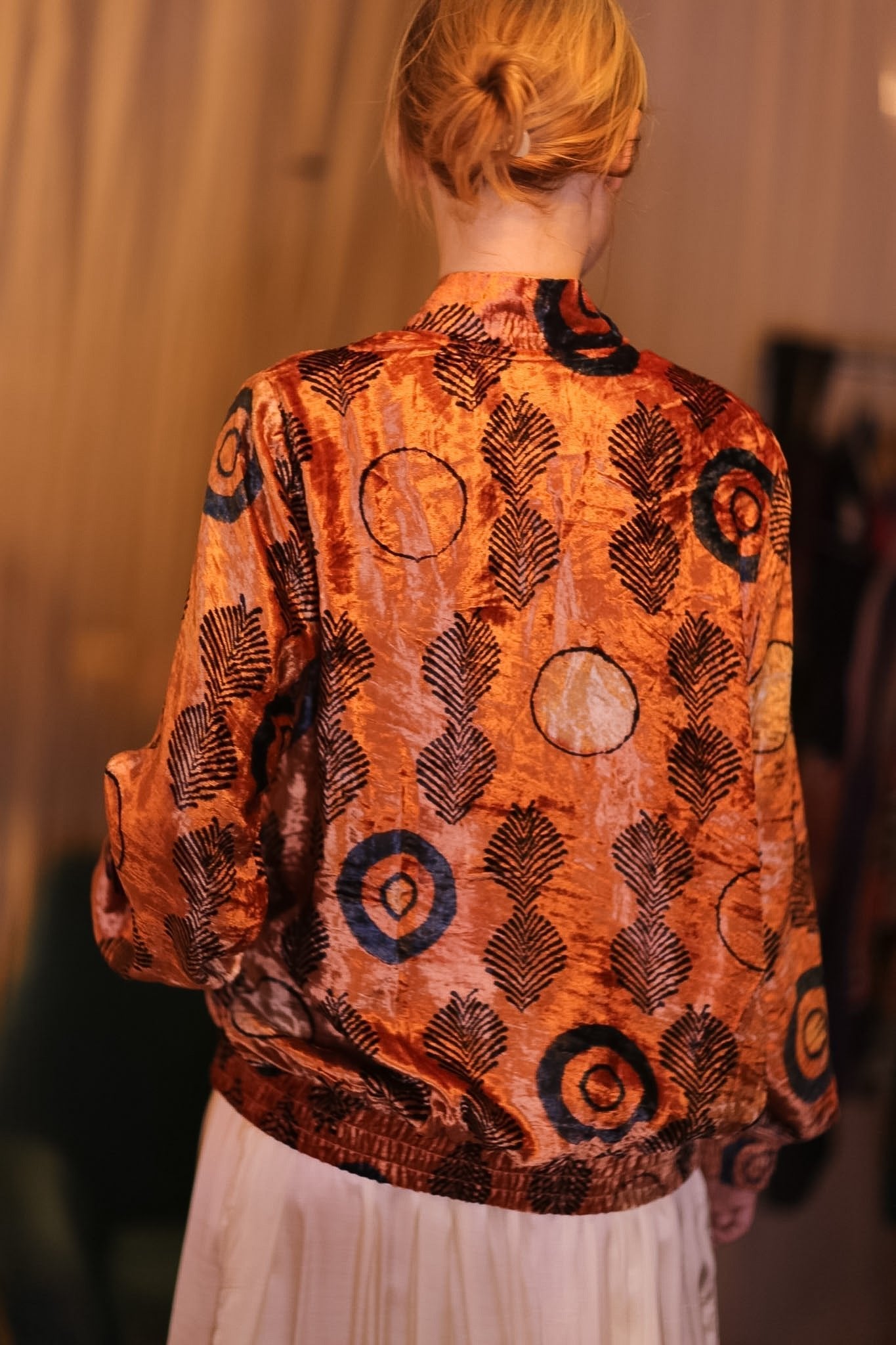 VELVET BOMBER JACKET SUNSET - MOMO STUDIO BERLIN - Berlin Concept Store - sustainable & ethical fashion