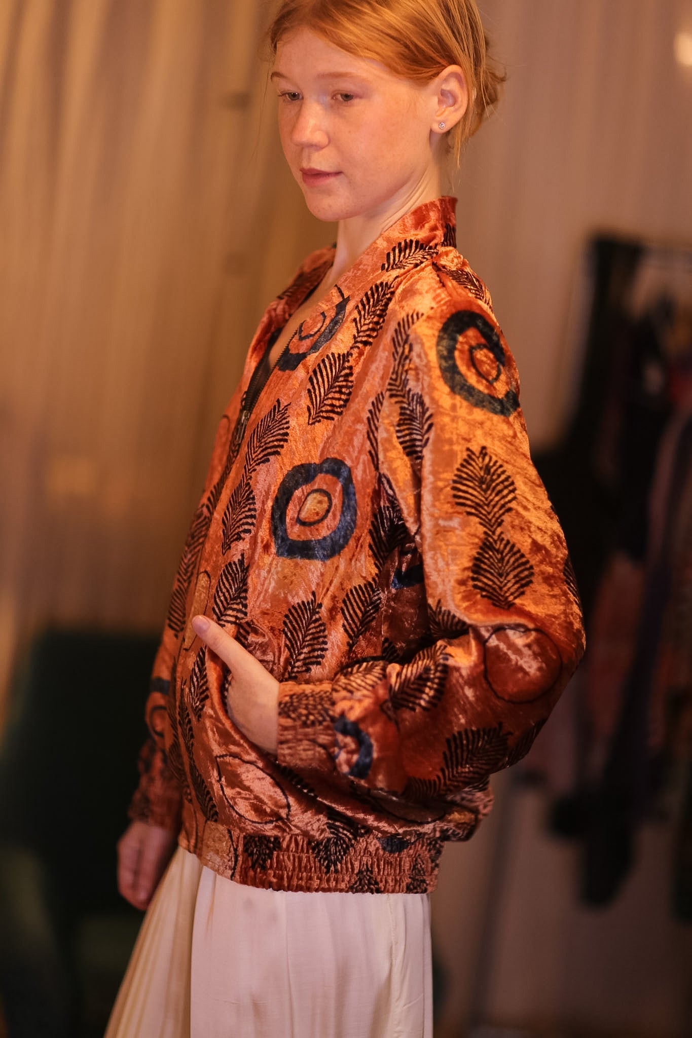 VELVET BOMBER JACKET SUNSET - MOMO STUDIO BERLIN - Berlin Concept Store - sustainable & ethical fashion