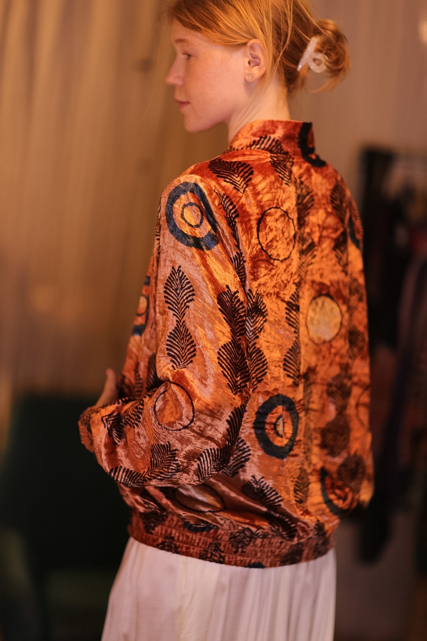 VELVET BOMBER JACKET SUNSET - MOMO STUDIO BERLIN - Berlin Concept Store - sustainable & ethical fashion