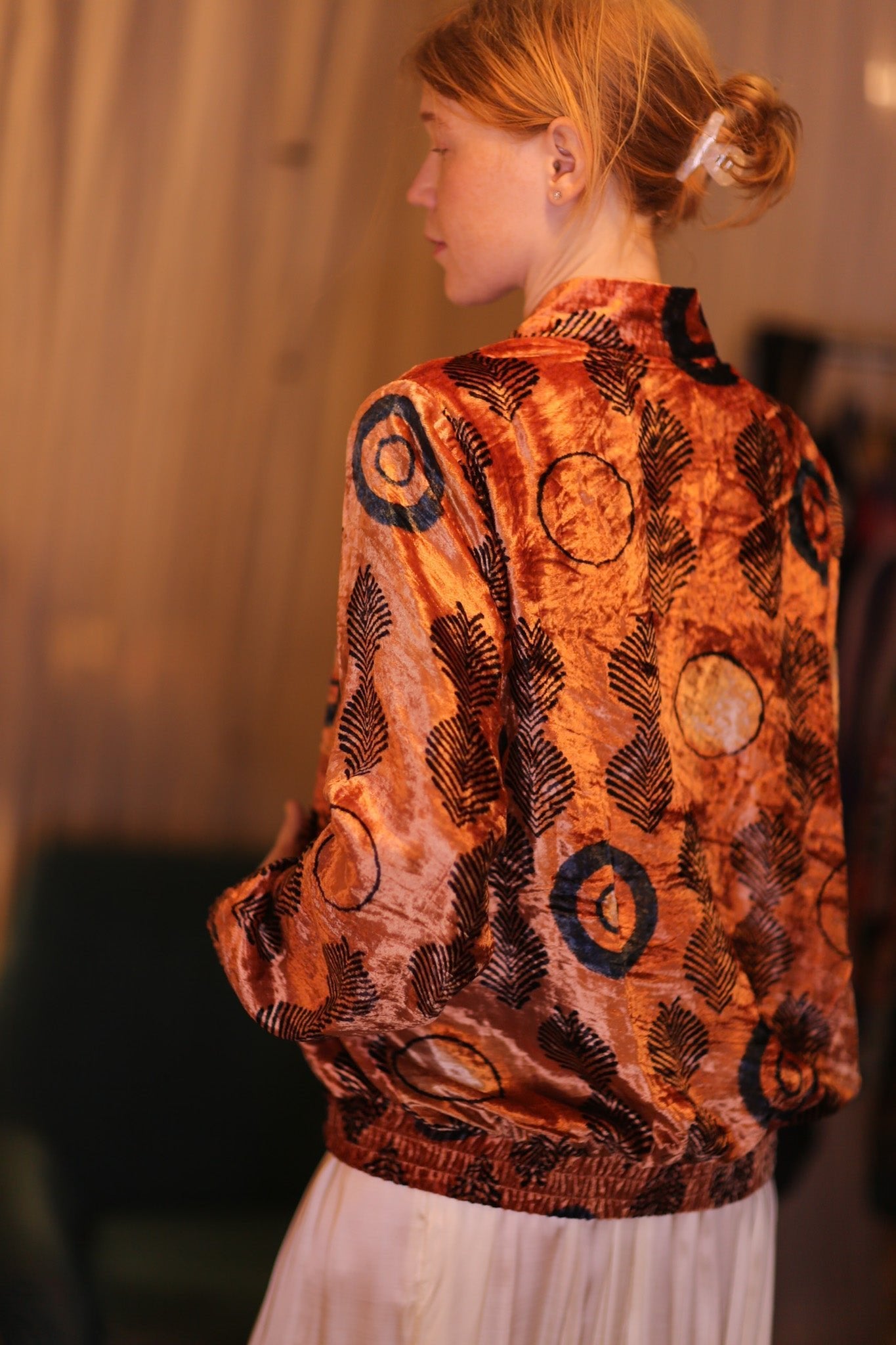 VELVET BOMBER JACKET SUNSET - MOMO STUDIO BERLIN - Berlin Concept Store - sustainable & ethical fashion