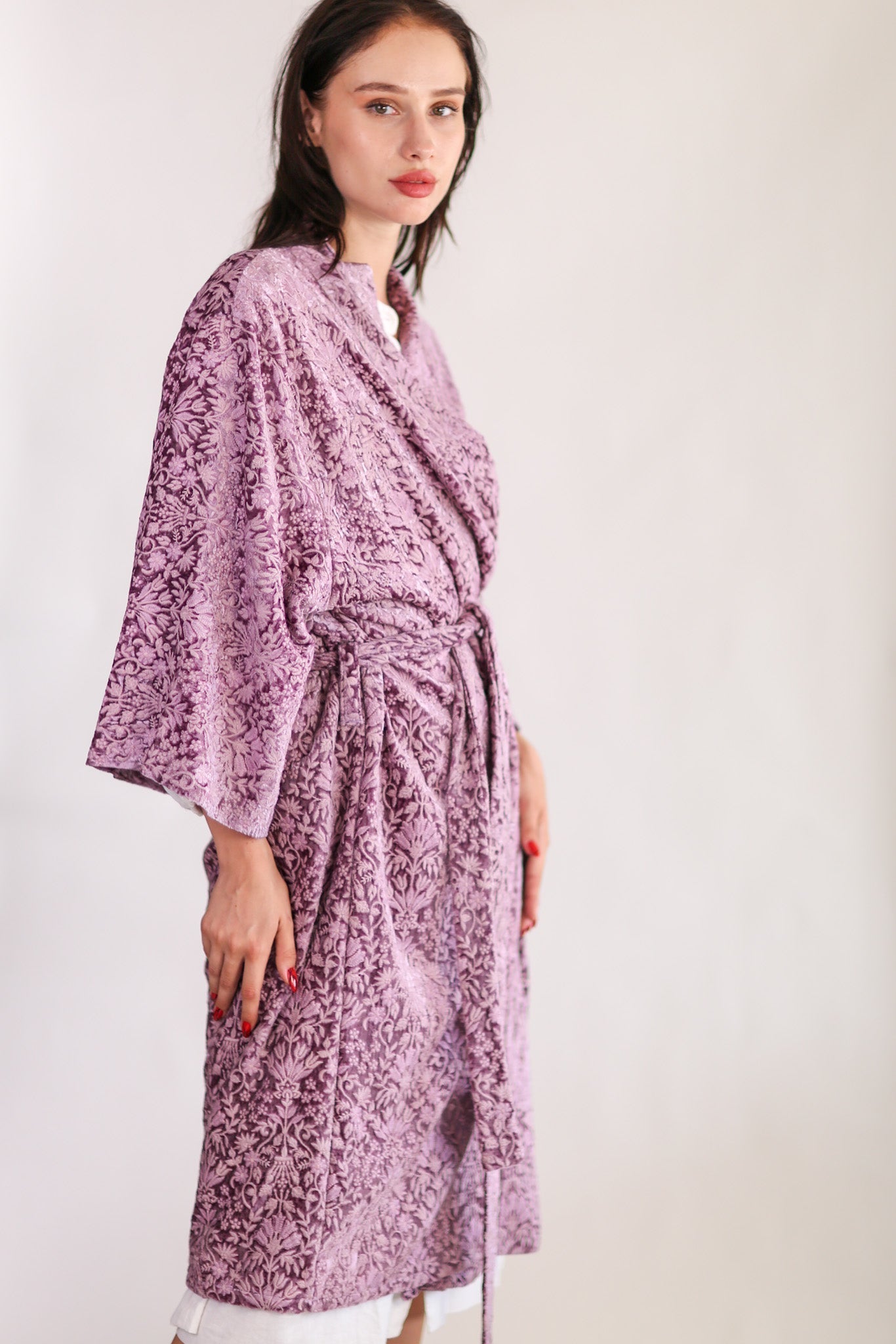 VELVET EMBROIDERED KIMONO GOYA - MOMO STUDIO BERLIN - Berlin Concept Store - sustainable & ethical fashion