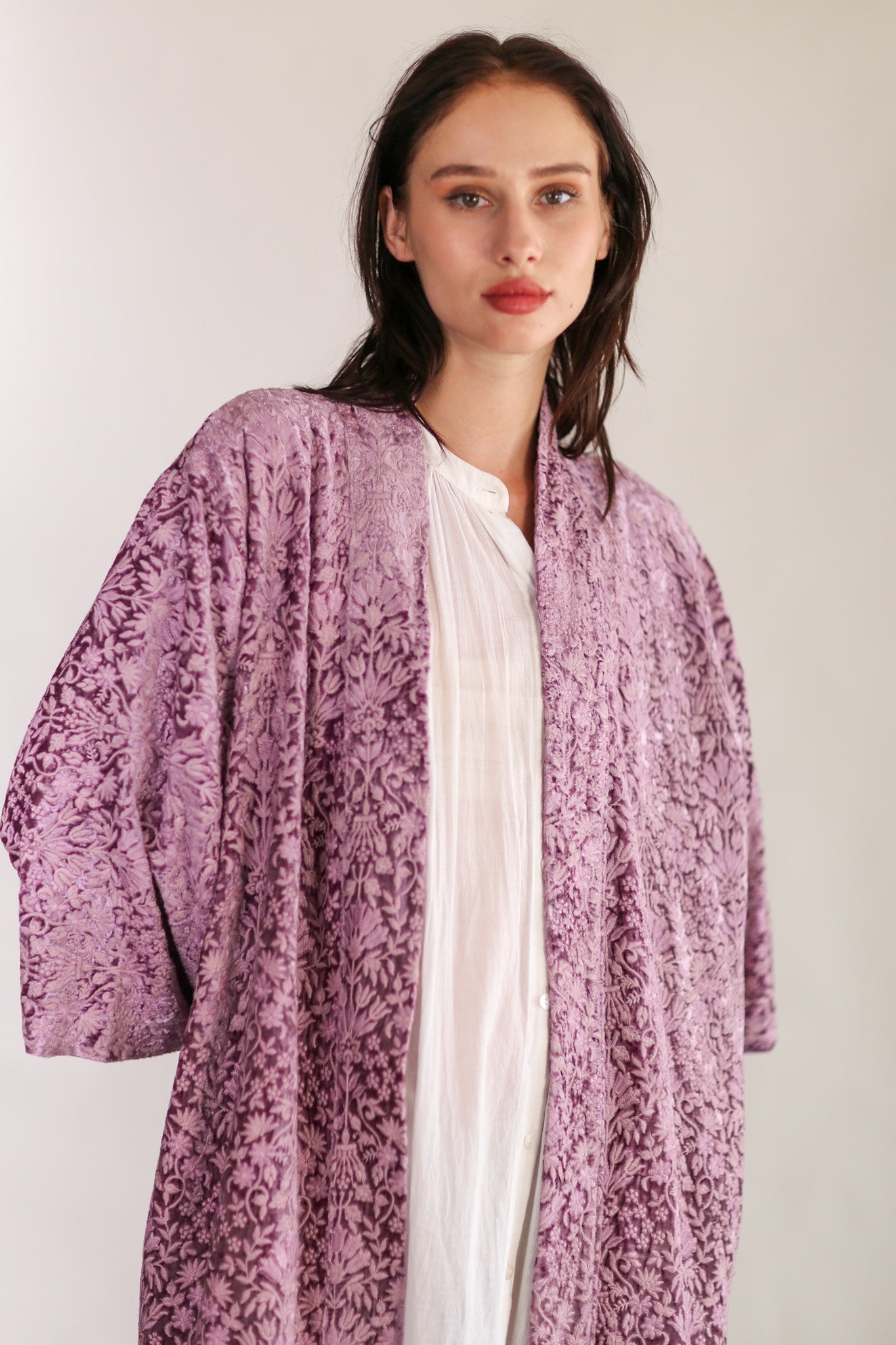 VELVET EMBROIDERED KIMONO GOYA - MOMO STUDIO BERLIN - Berlin Concept Store - sustainable & ethical fashion