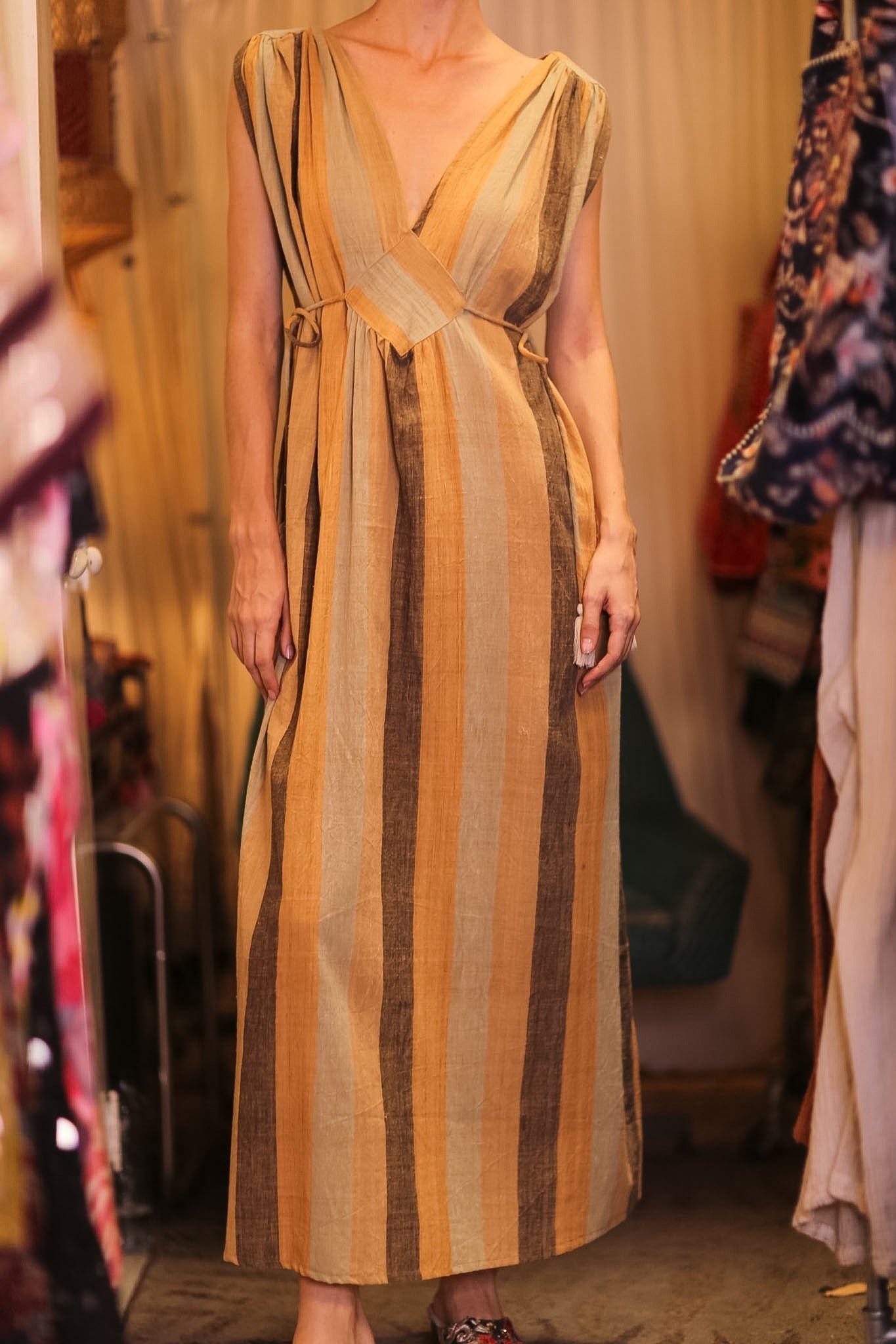 VICTORIA COTTON DRESS ELARA - BANGKOK TAILOR CLOTHING STORE - HANDMADE CLOTHING