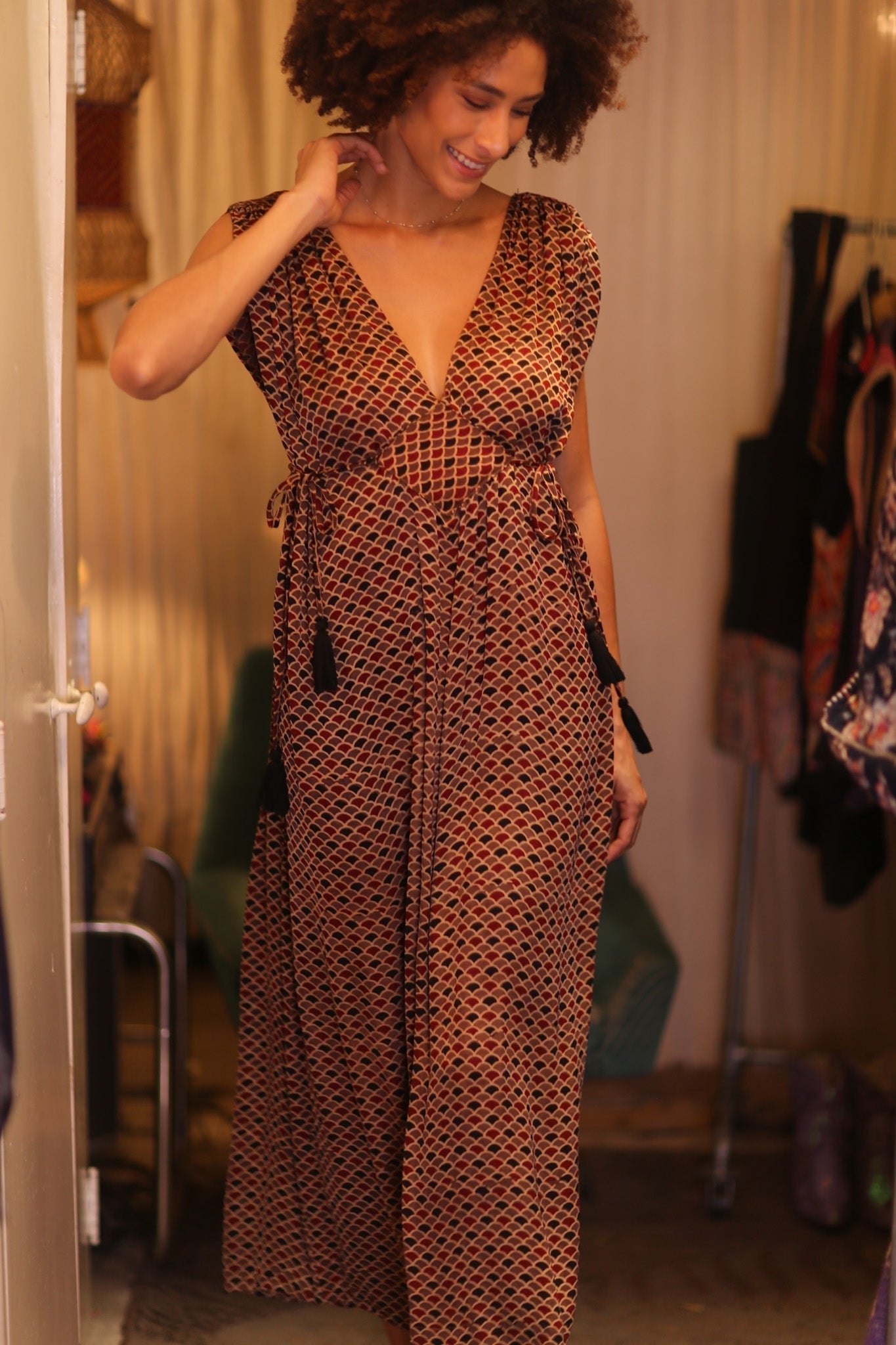 VICTORIA SILK DRESS AIRA - MOMO STUDIO BERLIN - Berlin Concept Store - sustainable & ethical fashion