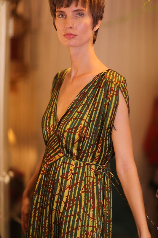 VICTORIA SILK DRESS BAMREST - MOMO STUDIO BERLIN - Berlin Concept Store - sustainable & ethical fashion