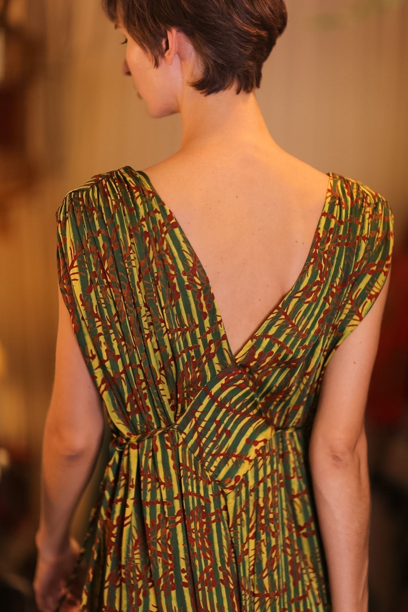 VICTORIA SILK DRESS BAMREST - MOMO STUDIO BERLIN - Berlin Concept Store - sustainable & ethical fashion