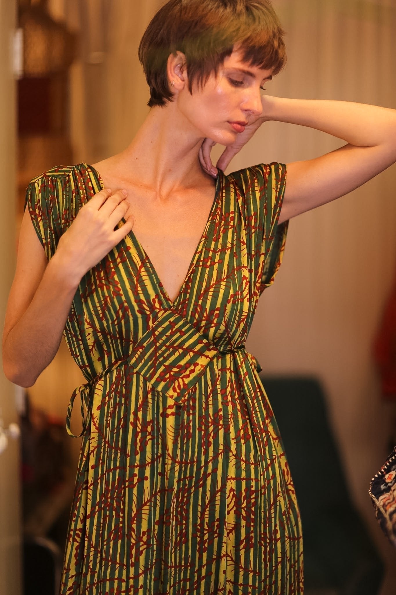 VICTORIA SILK DRESS BAMREST - MOMO STUDIO BERLIN - Berlin Concept Store - sustainable & ethical fashion