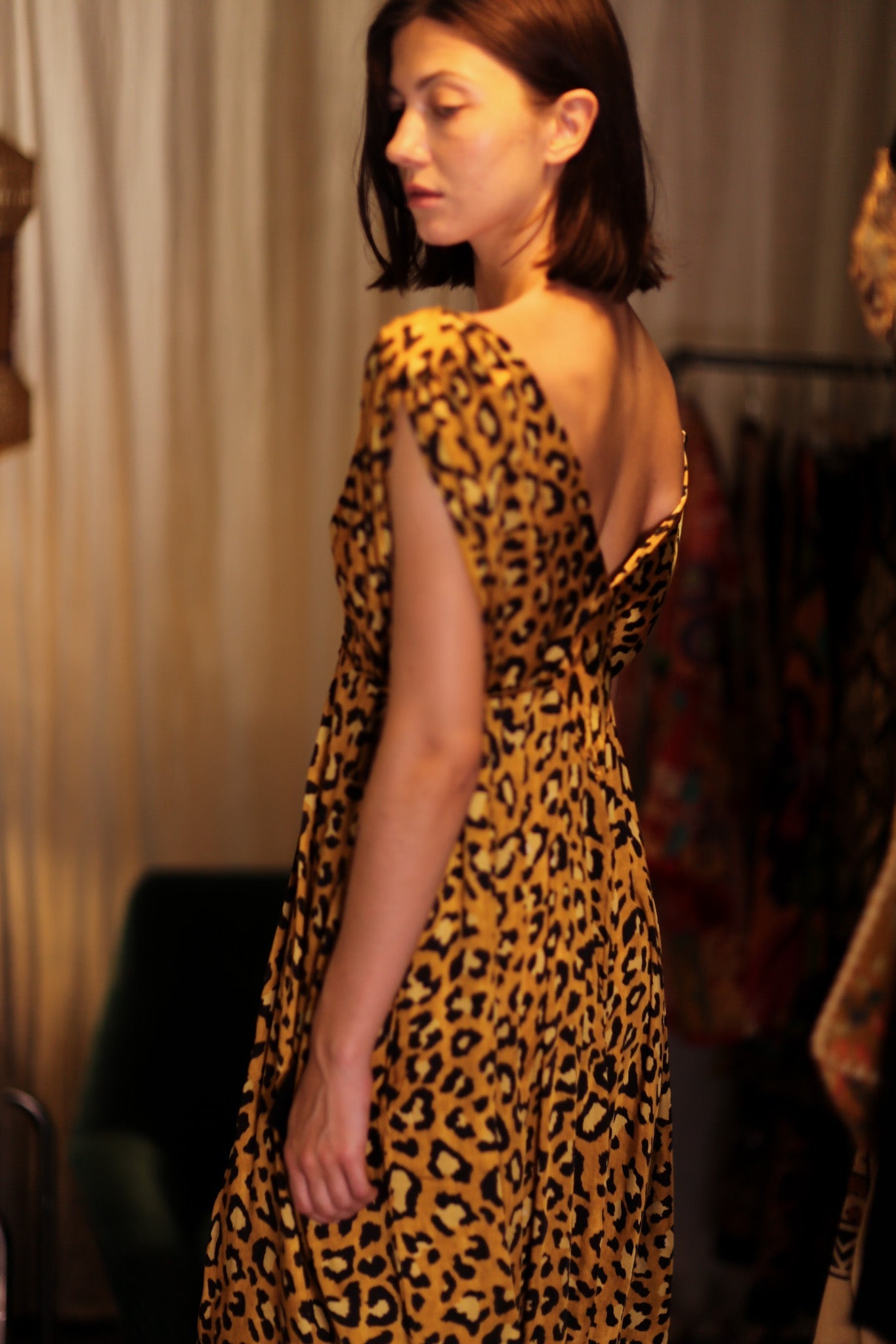 VICTORIA SILK DRESS LEO - MOMO STUDIO BERLIN - Berlin Concept Store - sustainable & ethical fashion