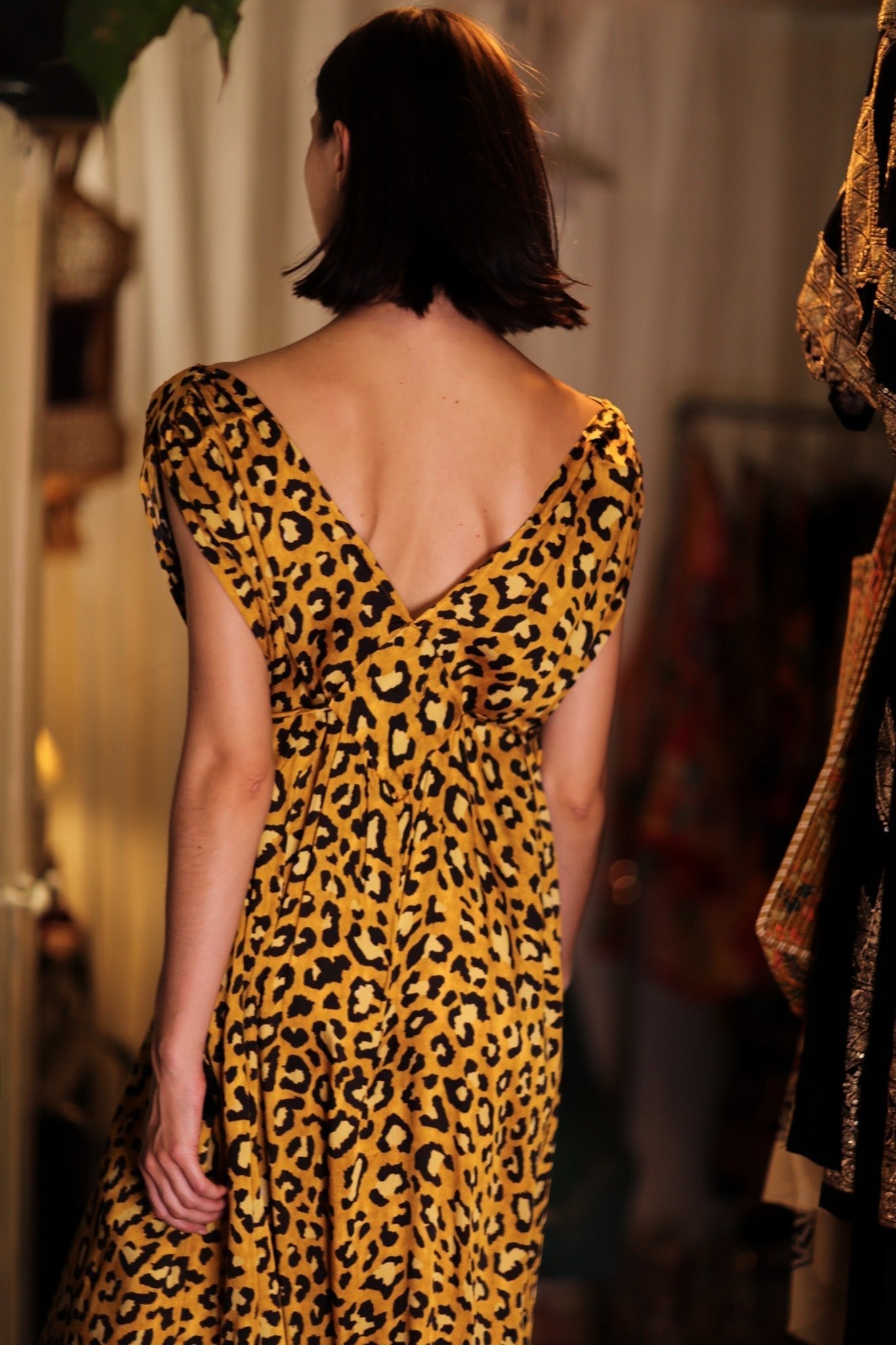 VICTORIA SILK DRESS LEO - MOMO STUDIO BERLIN - Berlin Concept Store - sustainable & ethical fashion