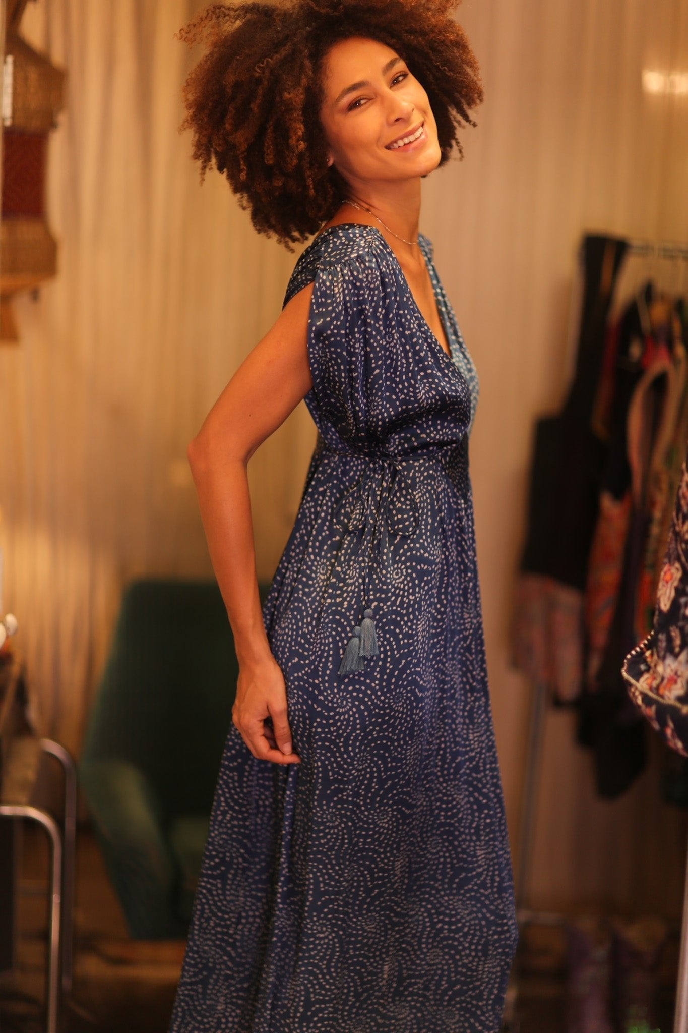 VICTORIA SILK DRESS MARY - MOMO STUDIO BERLIN - Berlin Concept Store - sustainable & ethical fashion