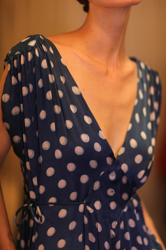 VICTORIA SILK DRESS MOONLET - MOMO STUDIO BERLIN - Berlin Concept Store - sustainable & ethical fashion