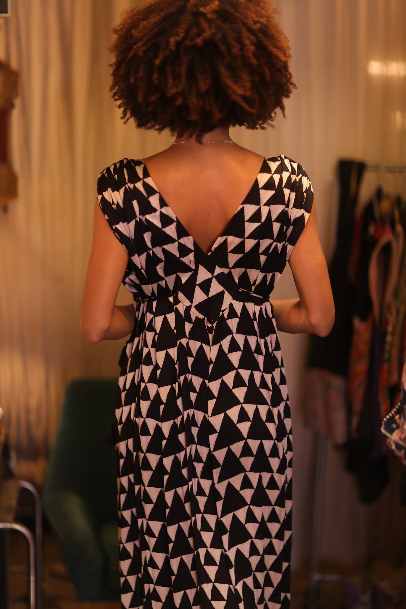 VICTORIA SILK DRESS PYRAMID - MOMO STUDIO BERLIN - Berlin Concept Store - sustainable & ethical fashion
