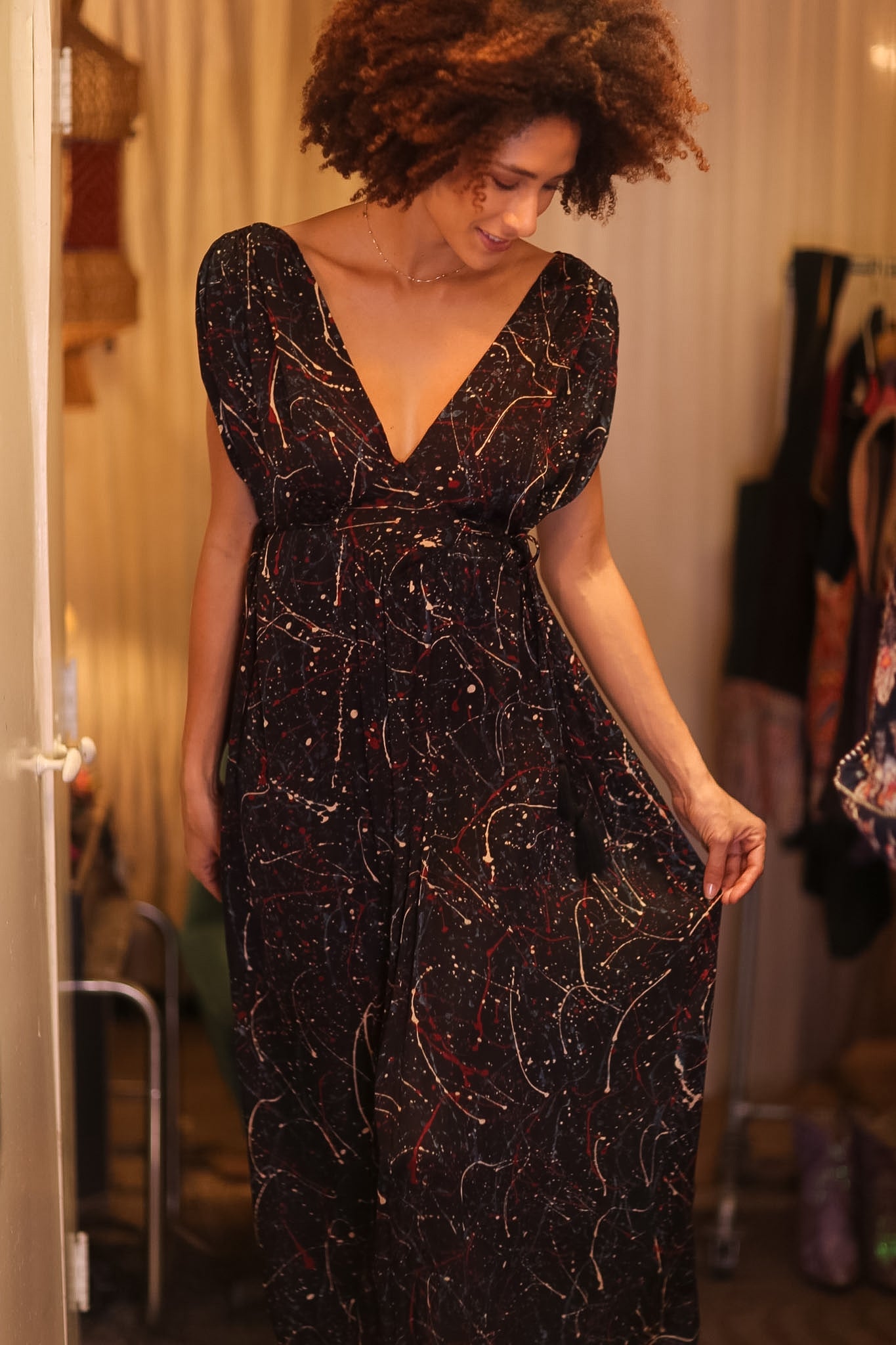 VICTORIA SILK DRESS RADOT - MOMO STUDIO BERLIN - Berlin Concept Store - sustainable & ethical fashion