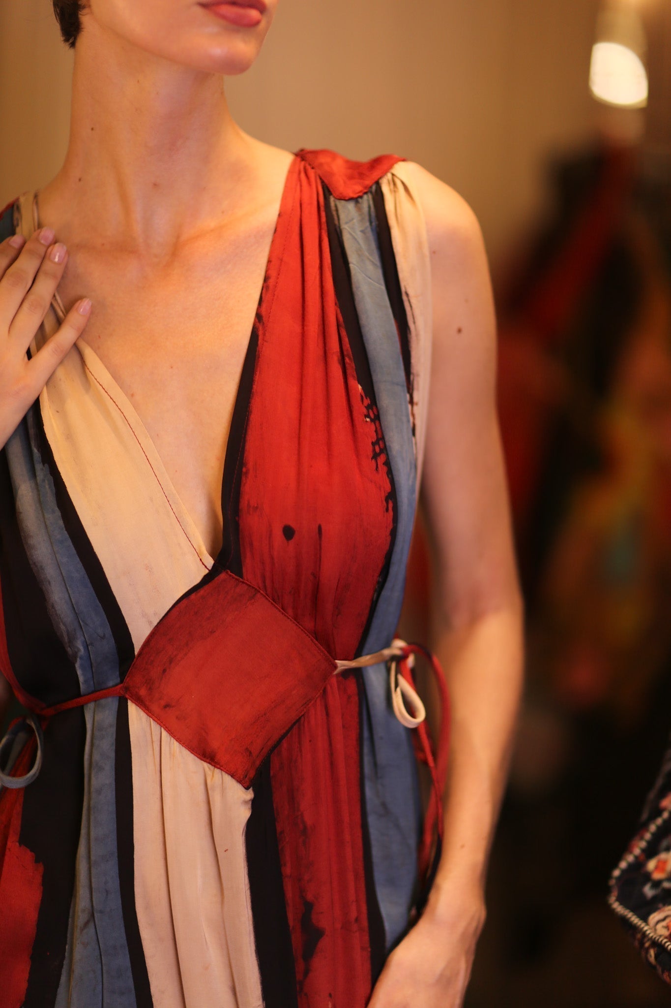 VICTORIA SILK DRESS STRATA - MOMO STUDIO BERLIN - Berlin Concept Store - sustainable & ethical fashion
