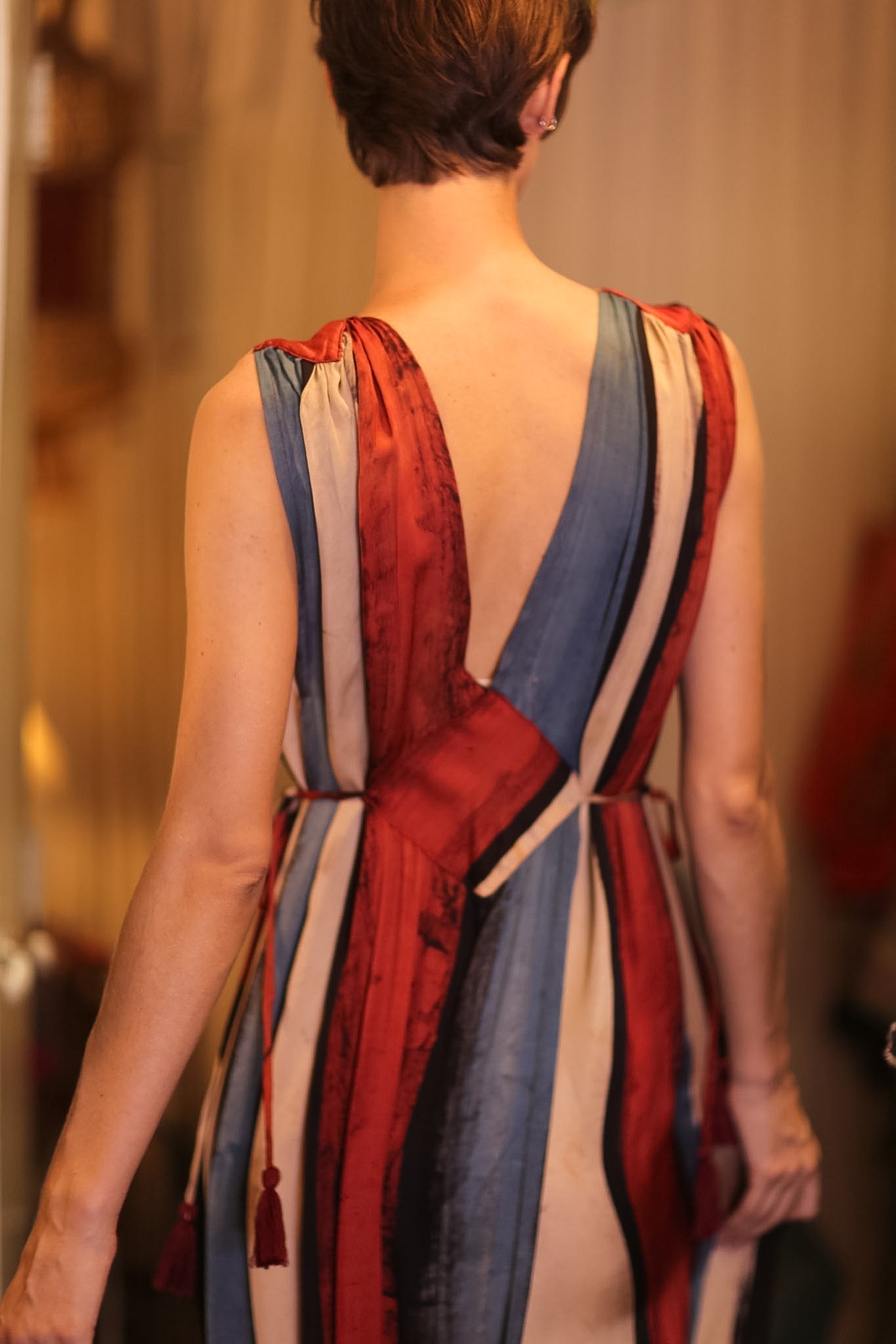 VICTORIA SILK DRESS STRATA - MOMO STUDIO BERLIN - Berlin Concept Store - sustainable & ethical fashion