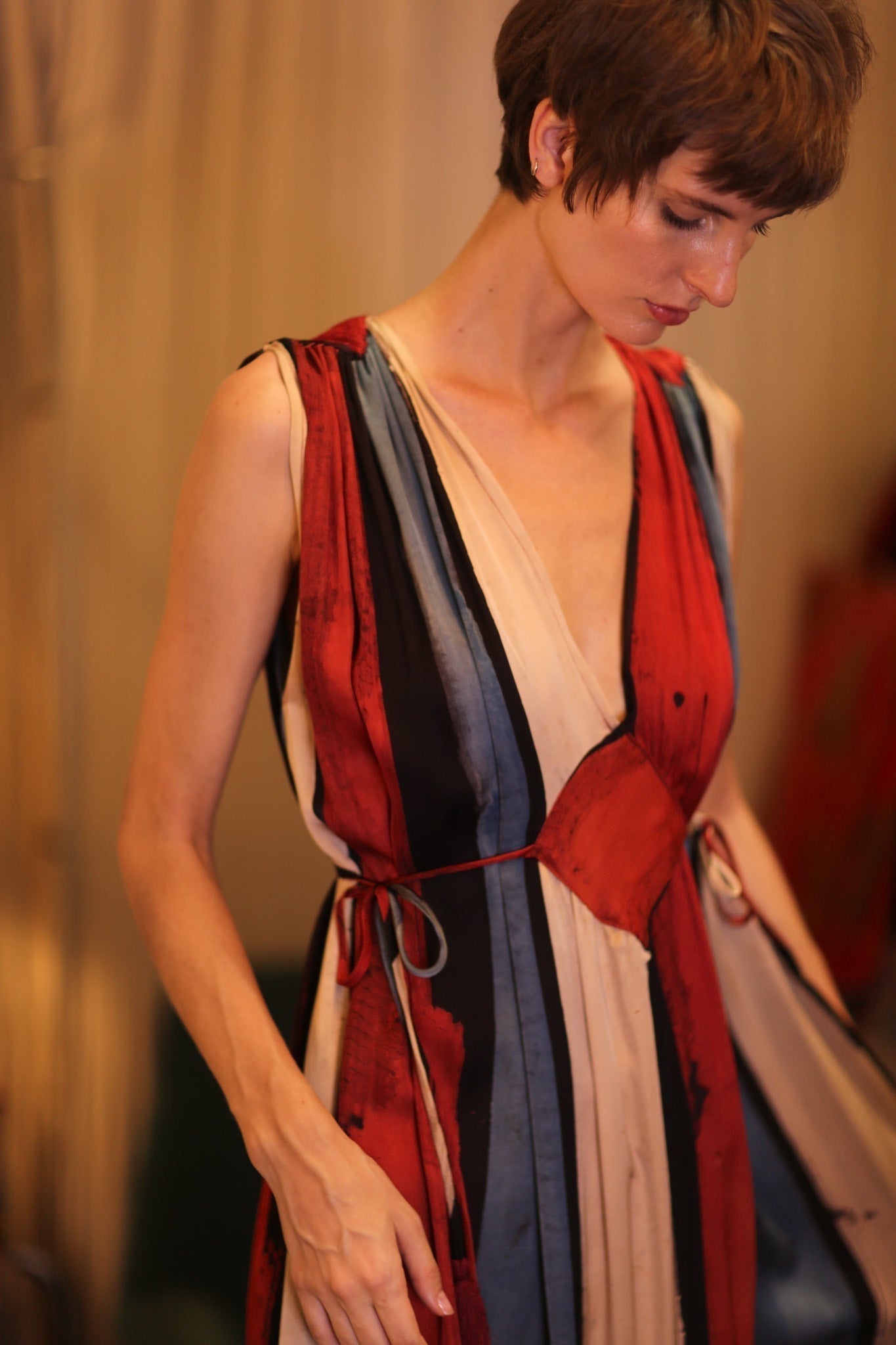 VICTORIA SILK DRESS STRATA - MOMO STUDIO BERLIN - Berlin Concept Store - sustainable & ethical fashion