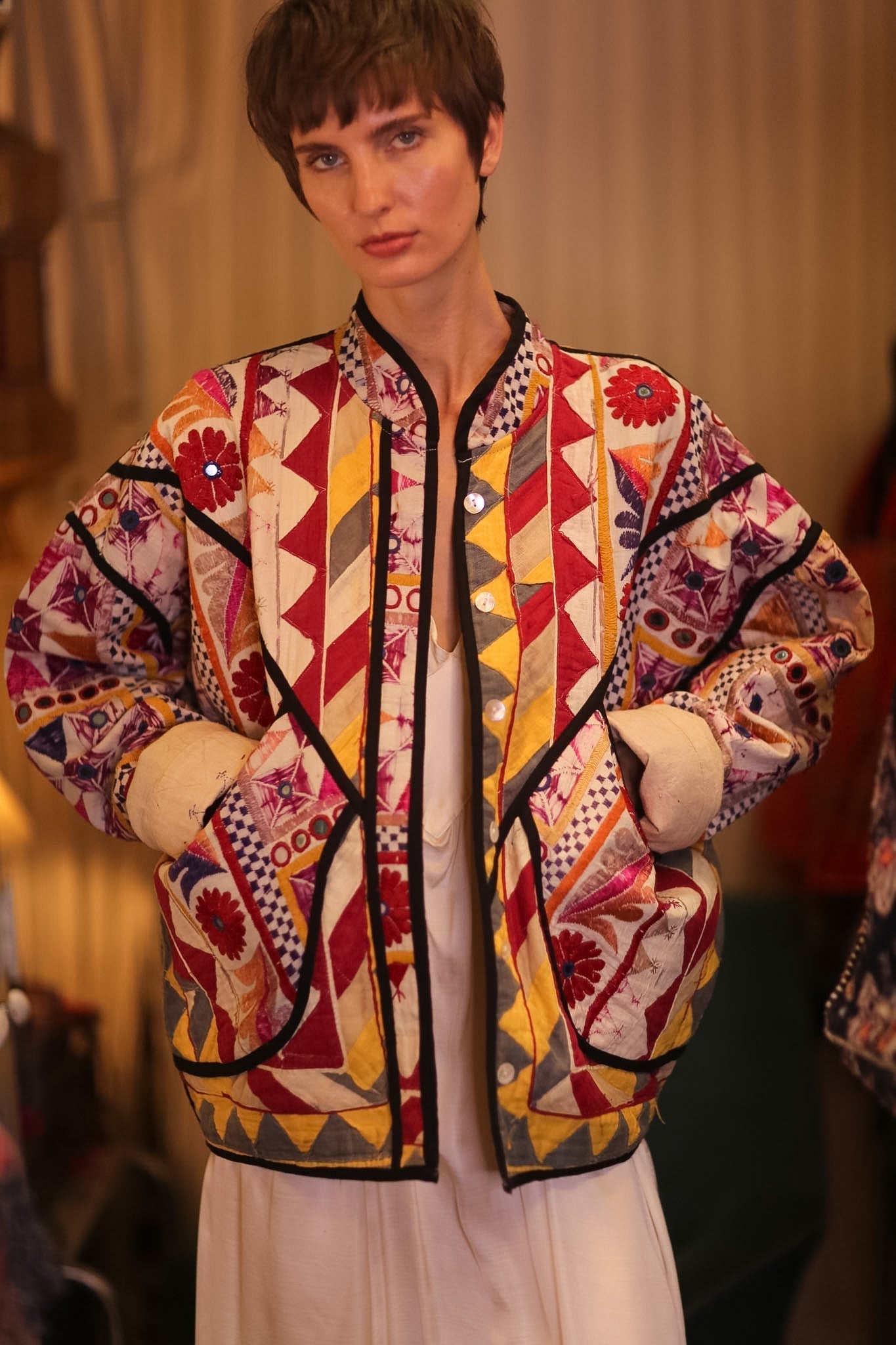 VINTAGE ANTIQUE JACEKT KELINDA - MOMO STUDIO BERLIN - Berlin Concept Store - sustainable & ethical fashion