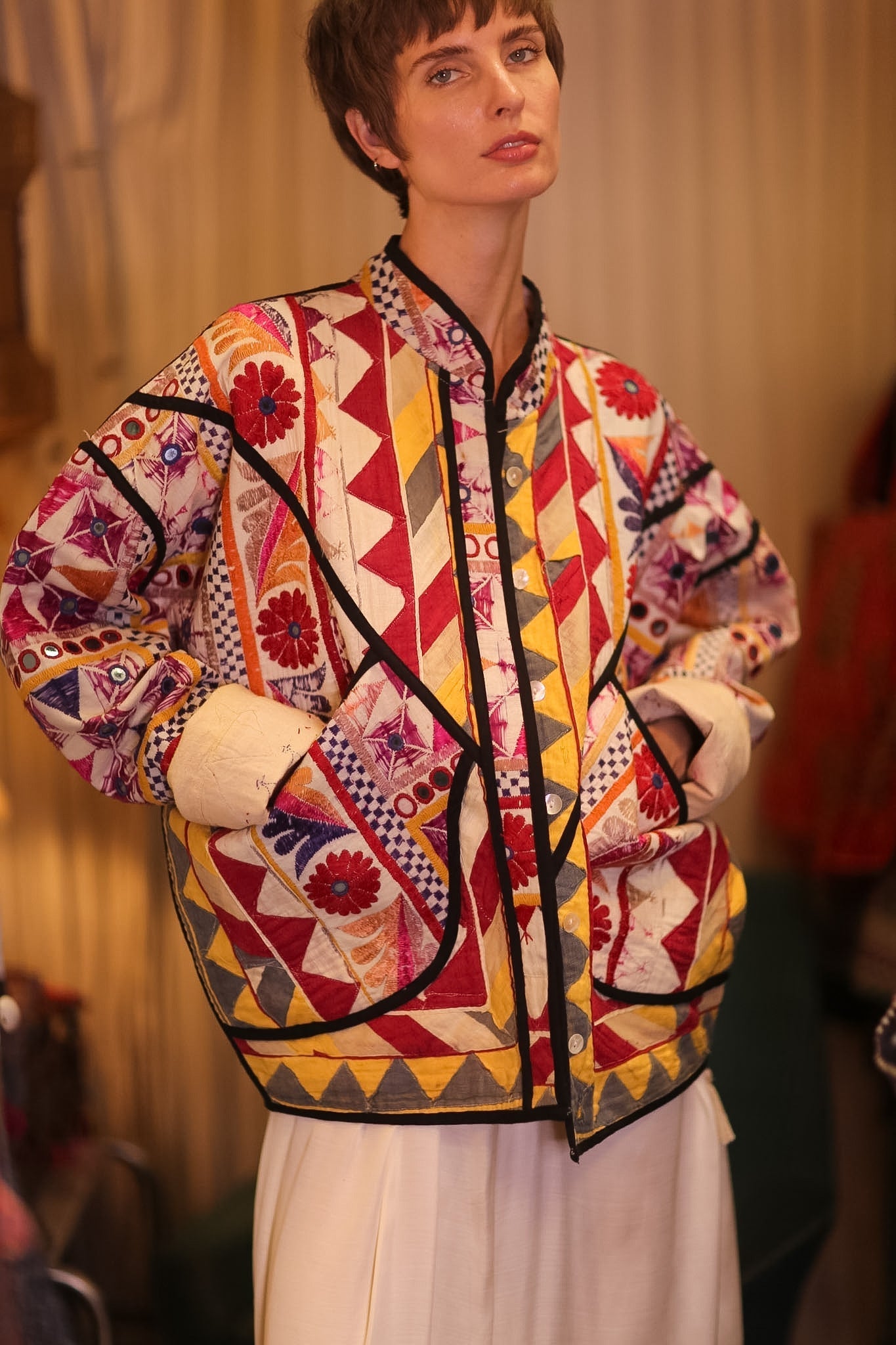 VINTAGE ANTIQUE JACEKT KELINDA - MOMO STUDIO BERLIN - Berlin Concept Store - sustainable & ethical fashion