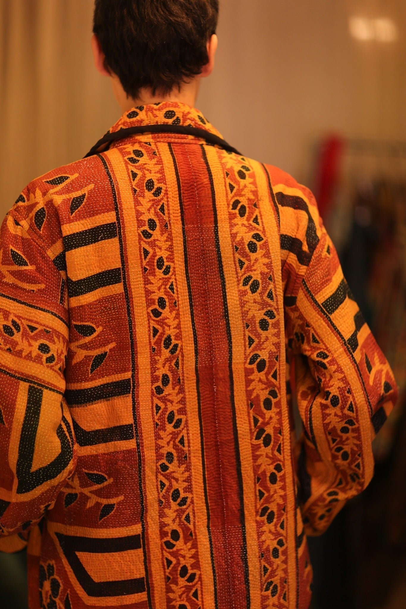 VINTAGE FABRIC KANTHA JACKET ZAM - MOMO STUDIO BERLIN - Berlin Concept Store - sustainable & ethical fashion