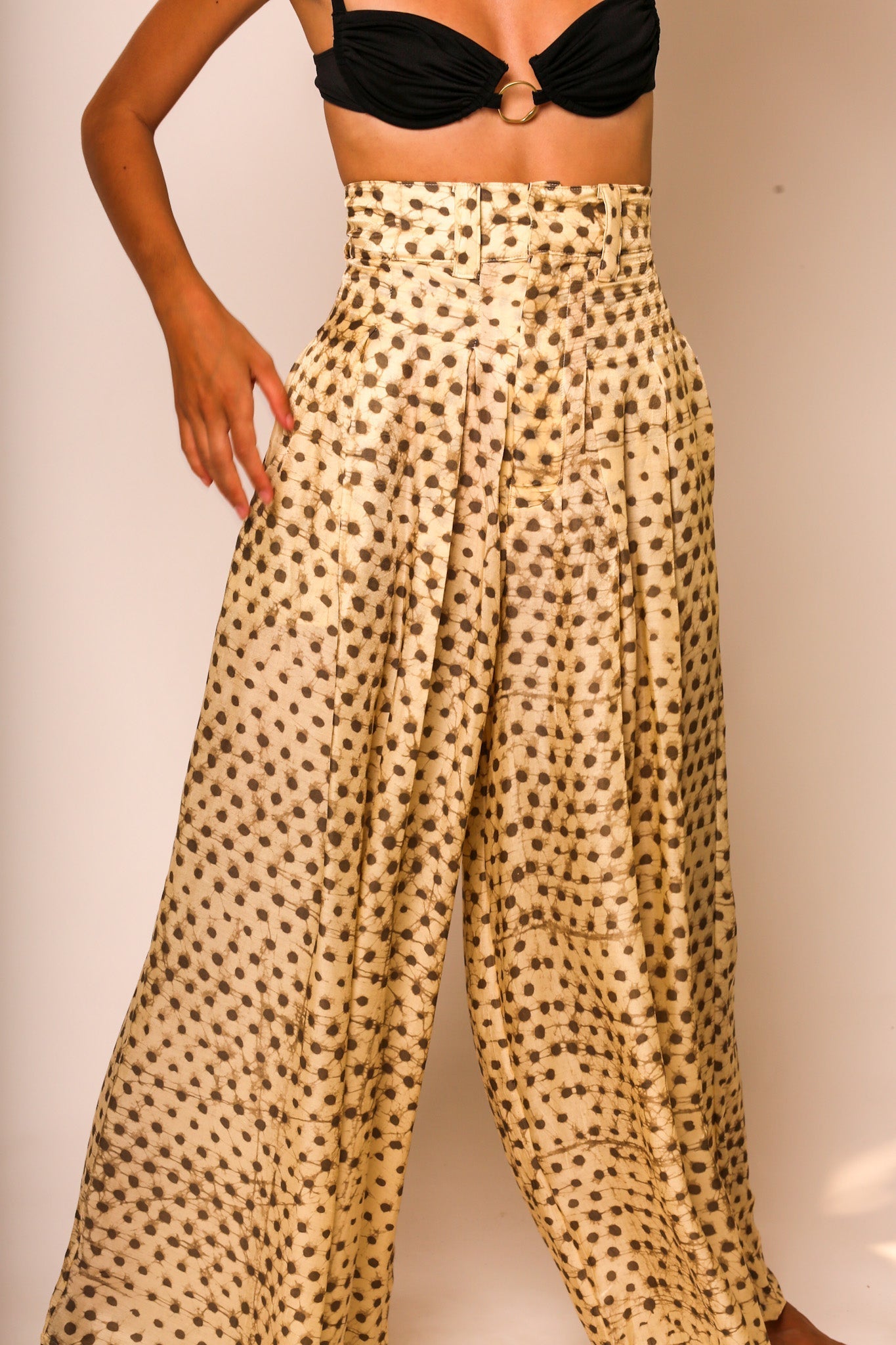 WIDE LEG SILK PANTS PENNY - MOMO STUDIO BERLIN - Berlin Concept Store - sustainable & ethical fashion