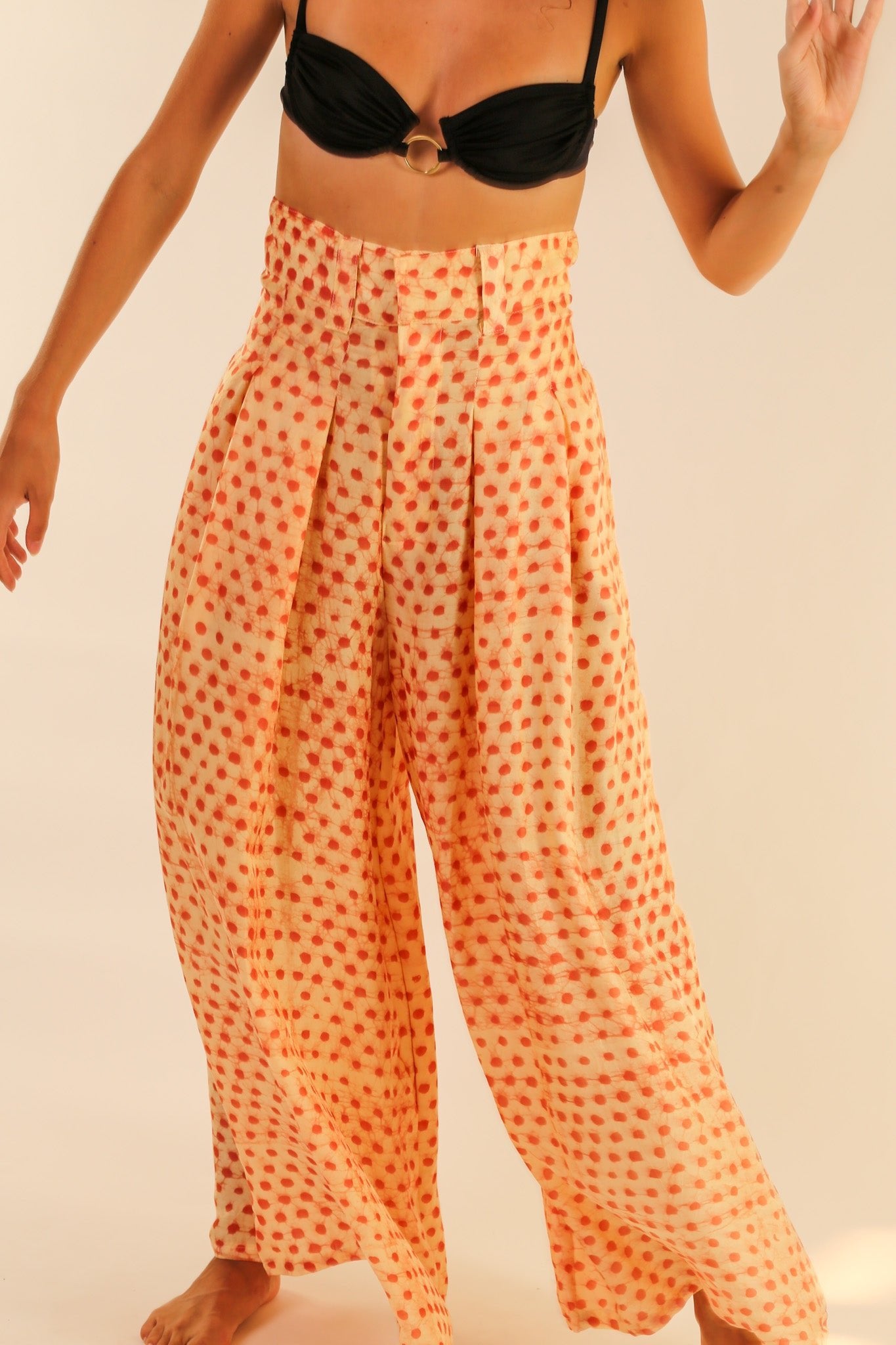 WIDE LEG SILK PANTS PENNY - MOMO STUDIO BERLIN - Berlin Concept Store - sustainable & ethical fashion