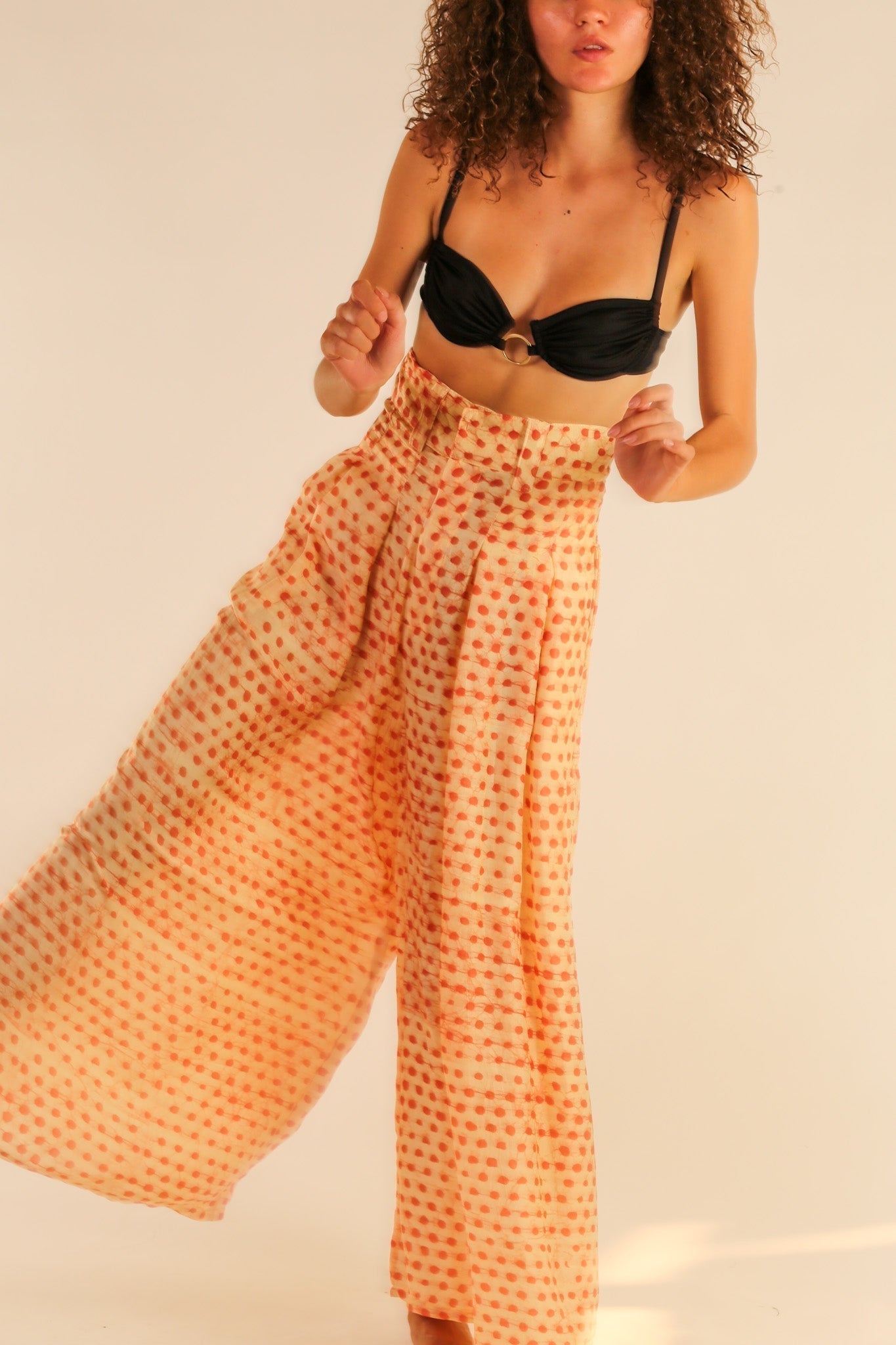 WIDE LEG SILK PANTS PENNY - MOMO STUDIO BERLIN - Berlin Concept Store - sustainable & ethical fashion