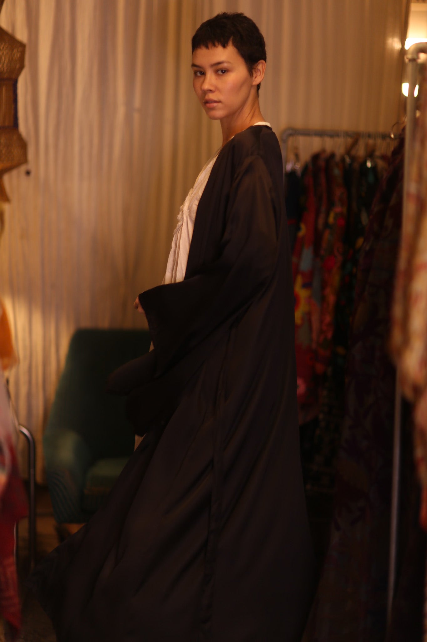 WING KIMONO PINA SOLID BLACK - MOMO STUDIO BERLIN - Berlin Concept Store - sustainable & ethical fashion