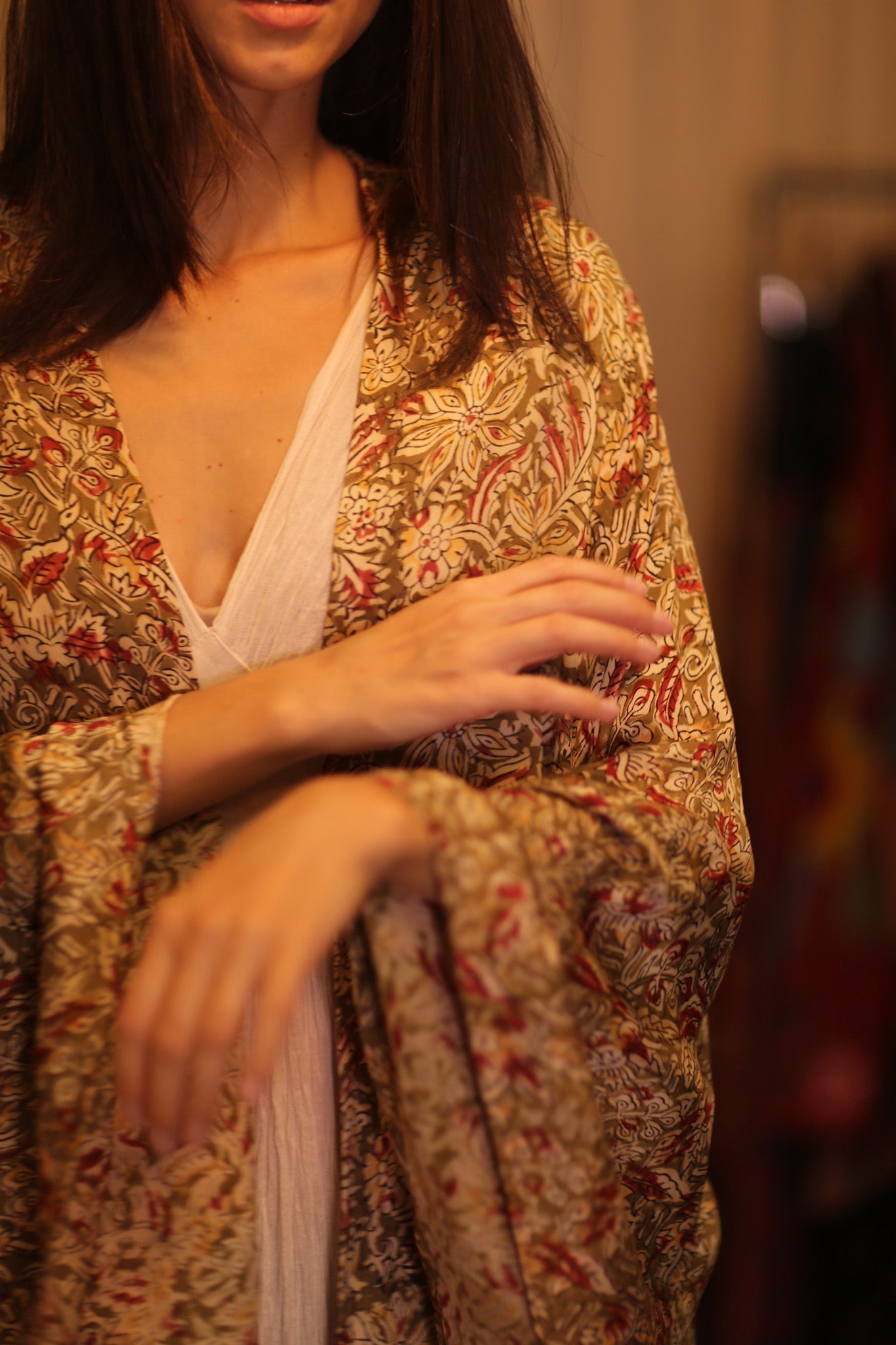 WING KIMONO PINA YELLOW CAMELLIA - MOMO STUDIO BERLIN - Berlin Concept Store - sustainable & ethical fashion