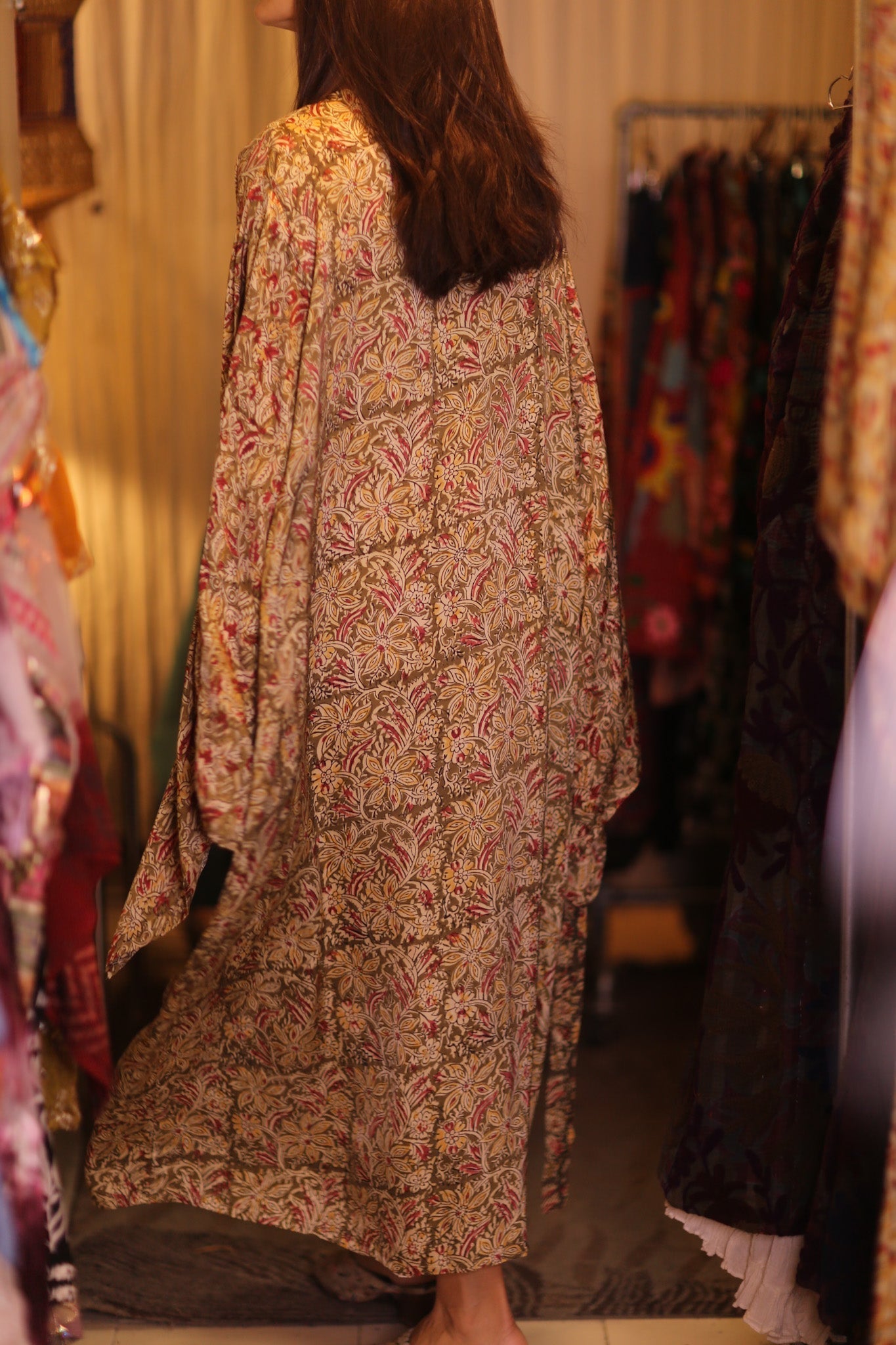 WING KIMONO PINA YELLOW CAMELLIA - MOMO STUDIO BERLIN - Berlin Concept Store - sustainable & ethical fashion