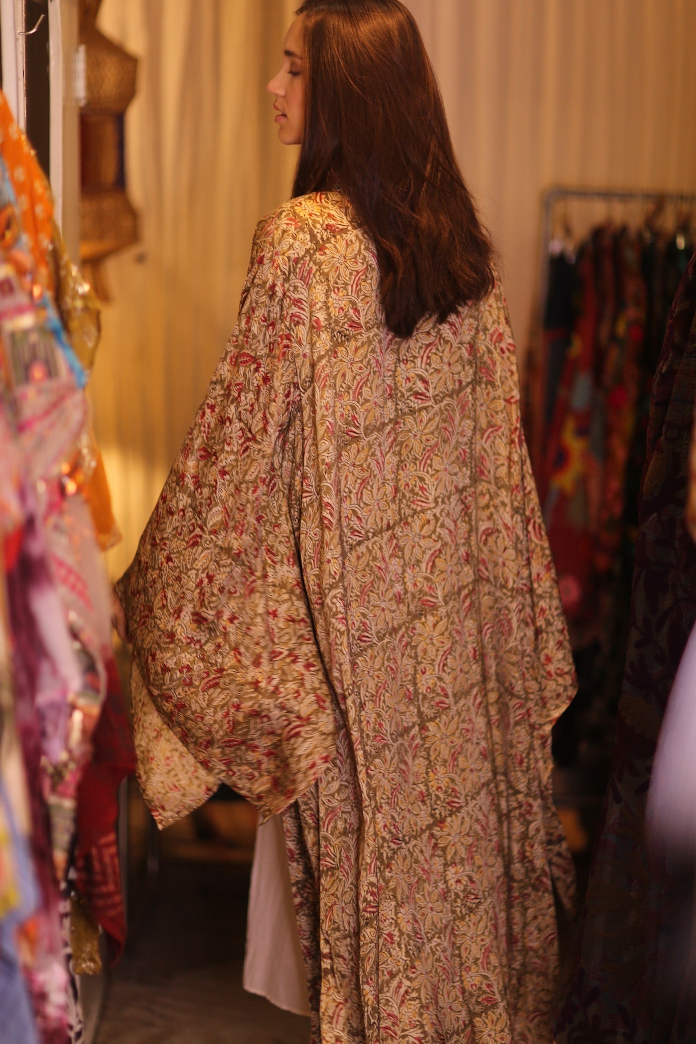 WING KIMONO PINA YELLOW CAMELLIA - MOMO STUDIO BERLIN - Berlin Concept Store - sustainable & ethical fashion