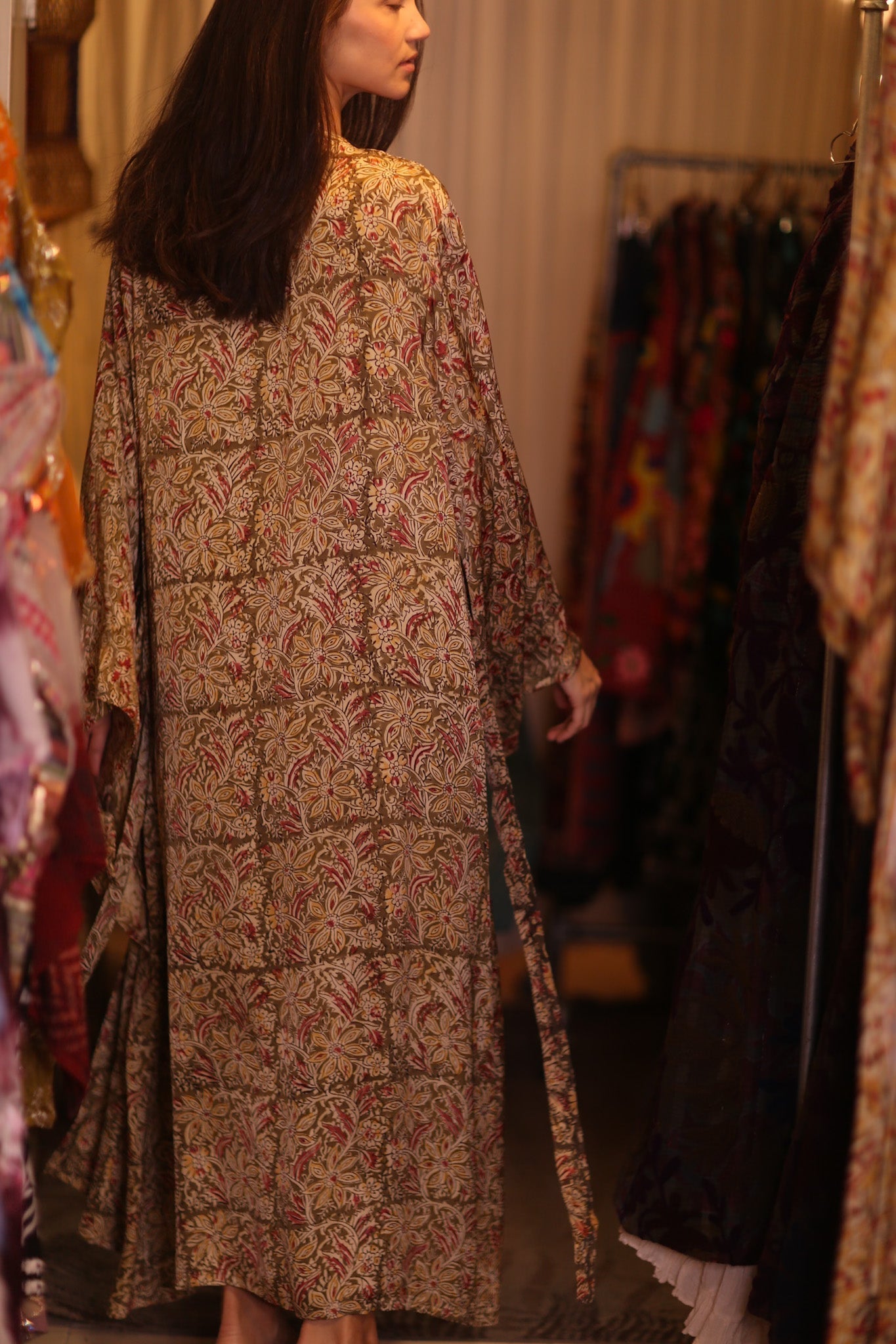 WING KIMONO PINA YELLOW CAMELLIA - MOMO STUDIO BERLIN - Berlin Concept Store - sustainable & ethical fashion