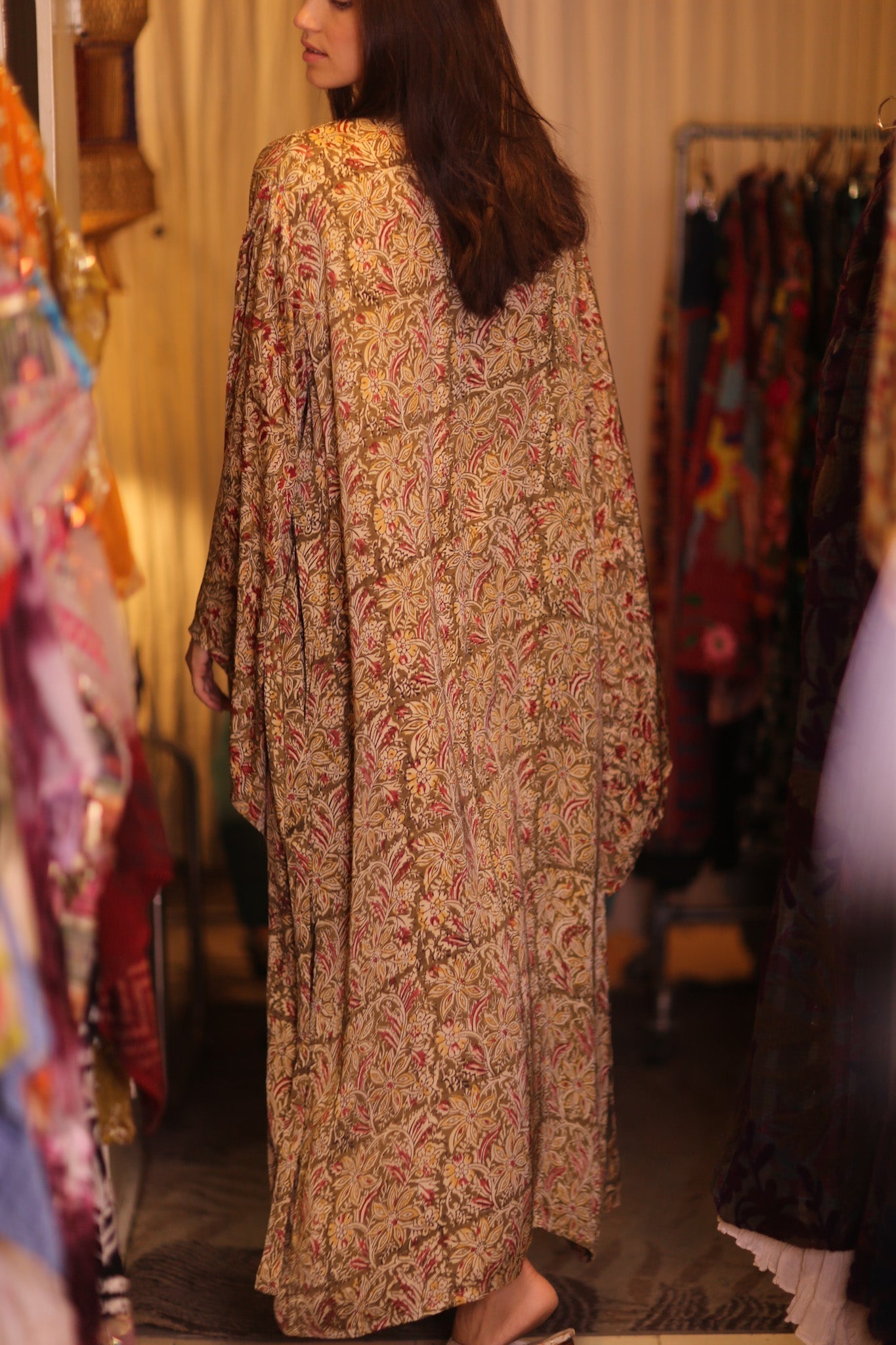 WING KIMONO PINA YELLOW CAMELLIA - MOMO STUDIO BERLIN - Berlin Concept Store - sustainable & ethical fashion