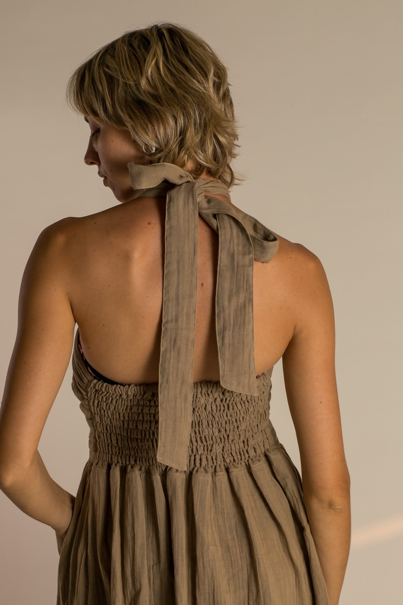 WRAP BOW DRESS STEFANY - MOMO STUDIO BERLIN - Berlin Concept Store - sustainable & ethical fashion