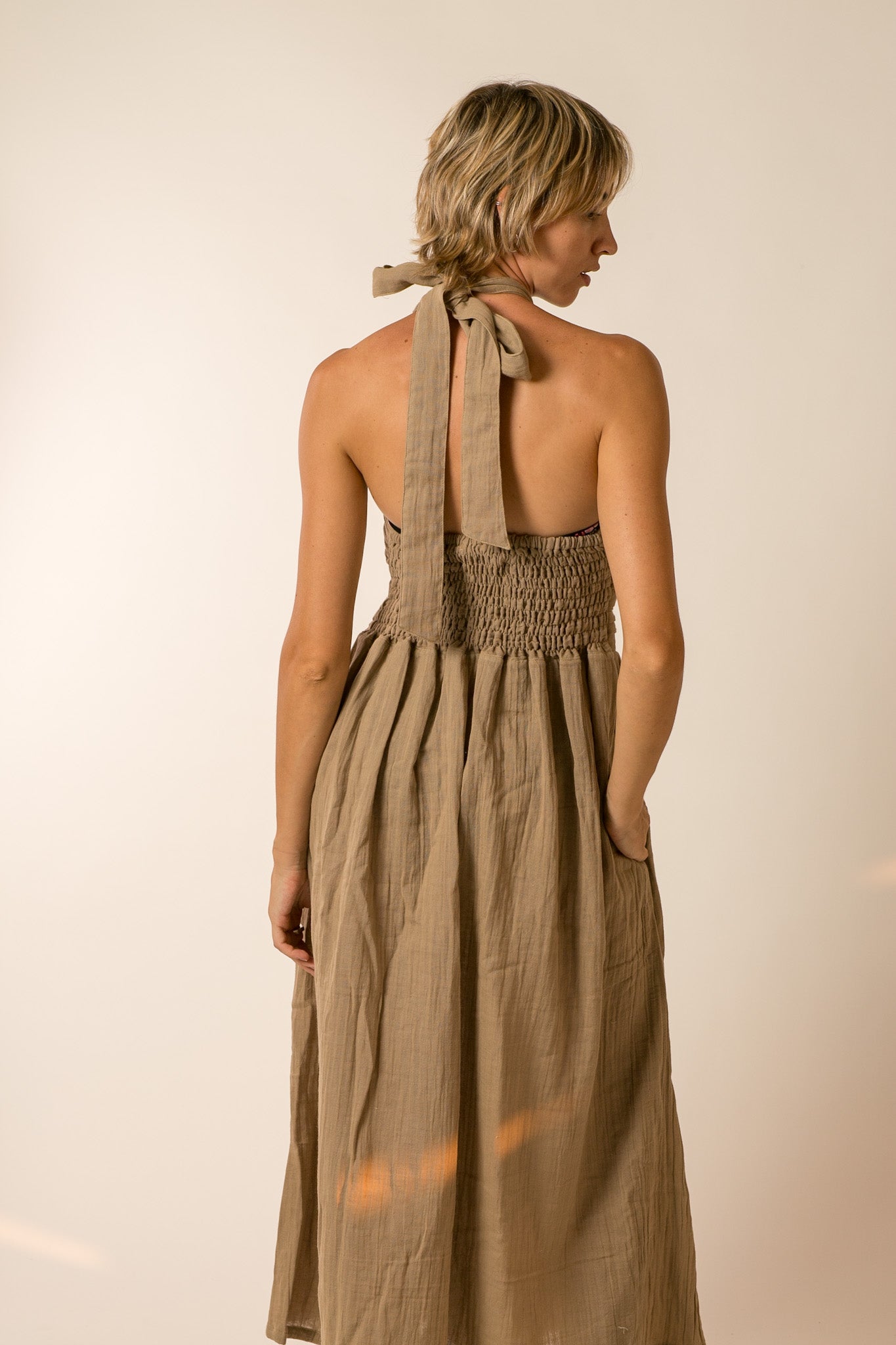 WRAP BOW DRESS STEFANY - MOMO STUDIO BERLIN - Berlin Concept Store - sustainable & ethical fashion