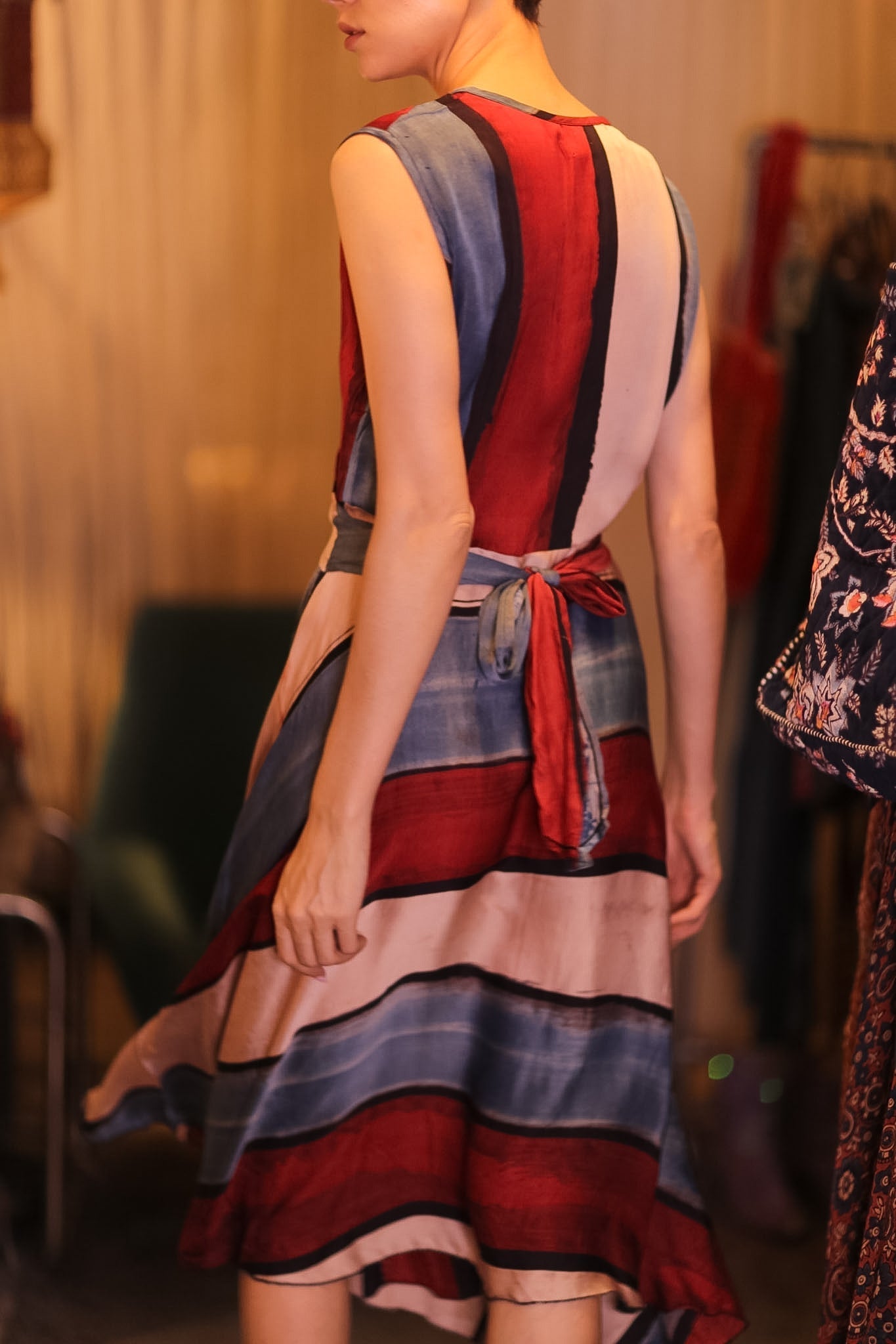 WRAP SILK DRESS GABRIELE CHOLADA - MOMO STUDIO BERLIN - Berlin Concept Store - sustainable & ethical fashion