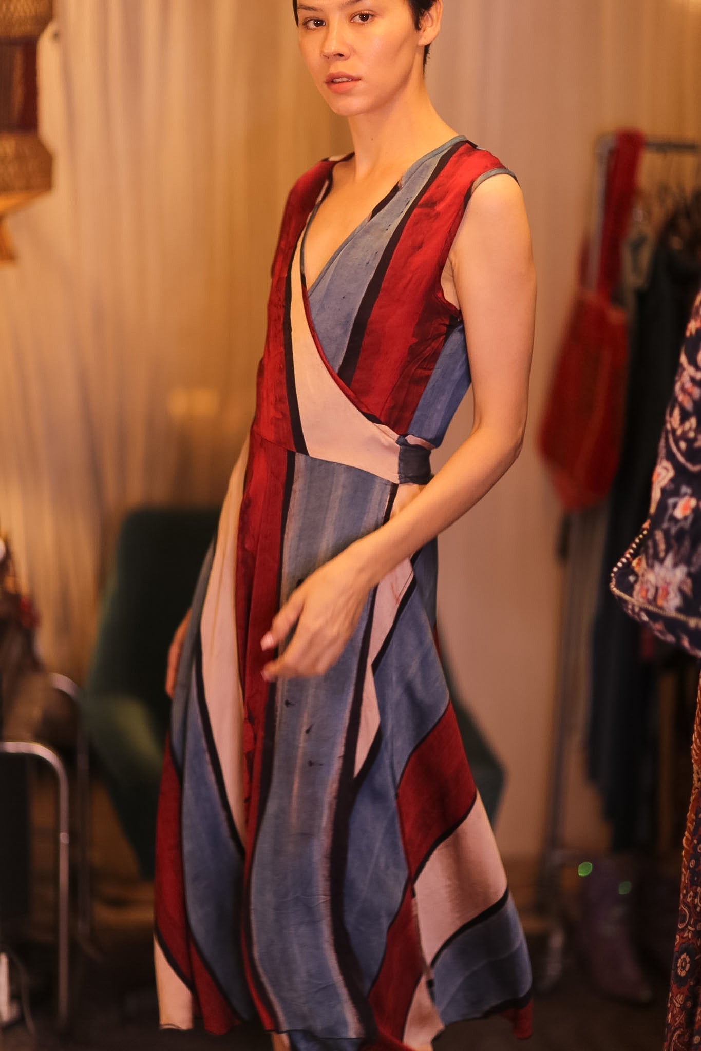WRAP SILK DRESS GABRIELE CHOLADA - MOMO STUDIO BERLIN - Berlin Concept Store - sustainable & ethical fashion