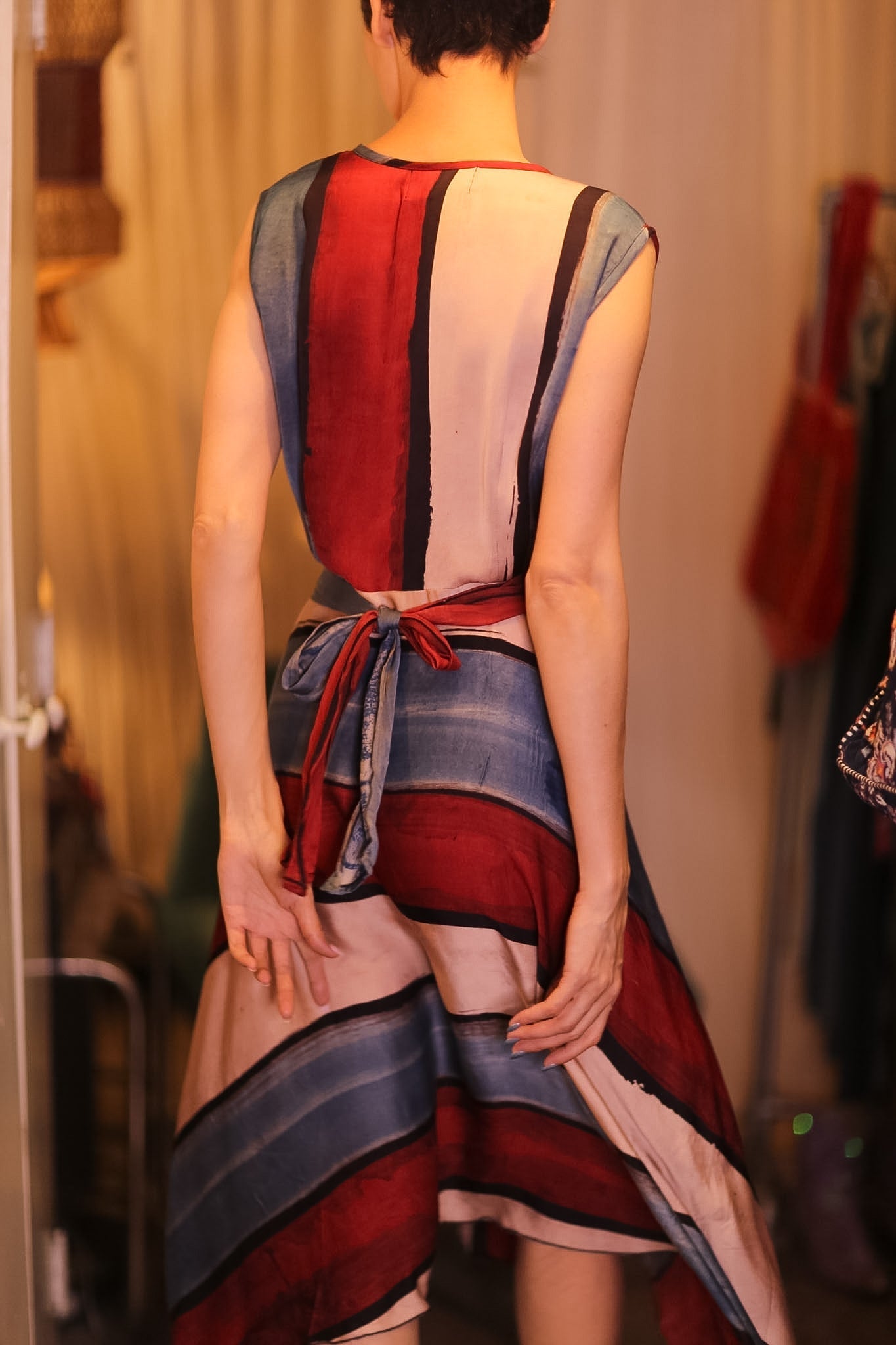 WRAP SILK DRESS GABRIELE CHOLADA - MOMO STUDIO BERLIN - Berlin Concept Store - sustainable & ethical fashion
